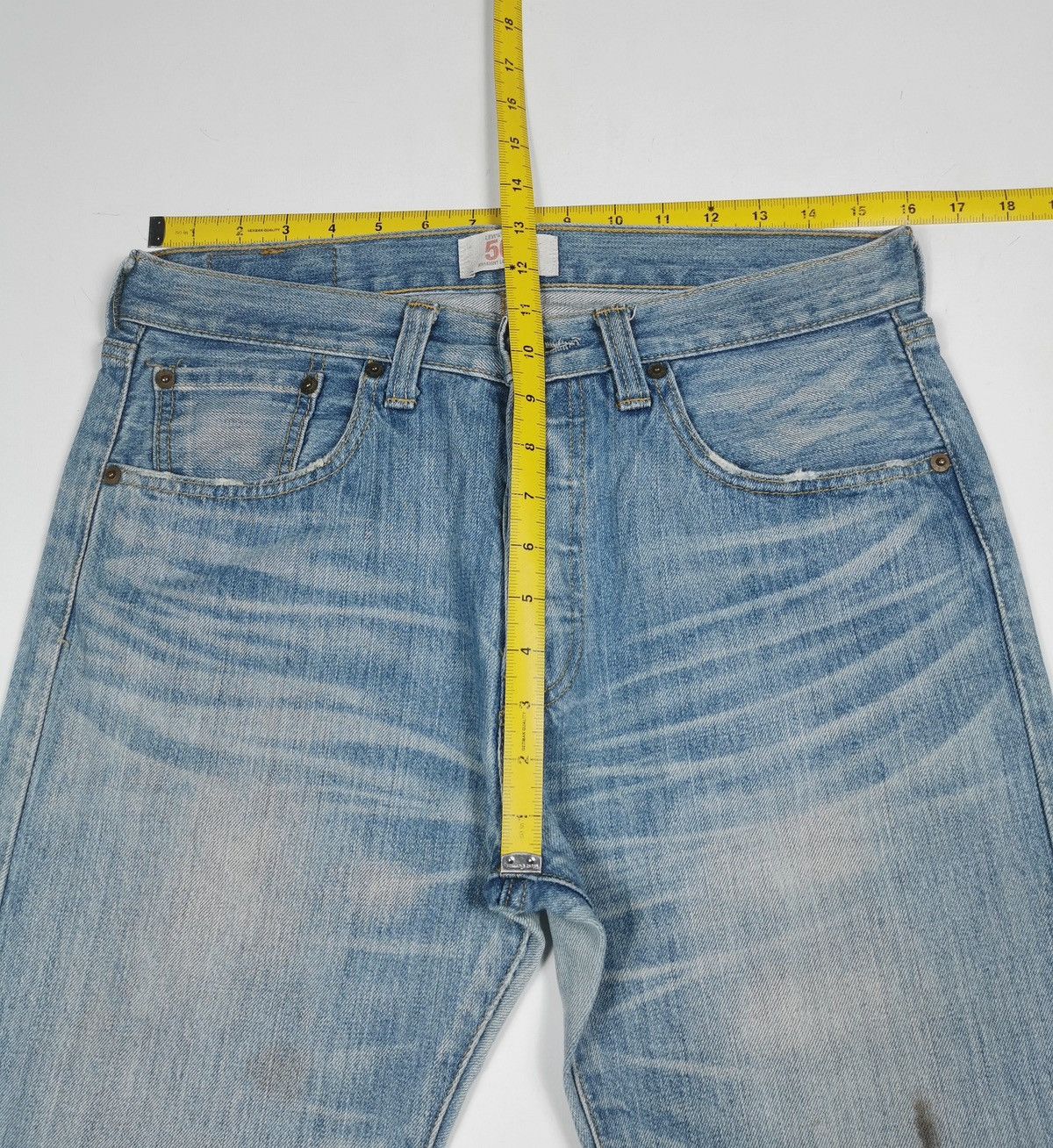 Levi's Vintage Levis 501 Distressed Denim Jeans Size US 32 / EU 48 - 10 Thumbnail