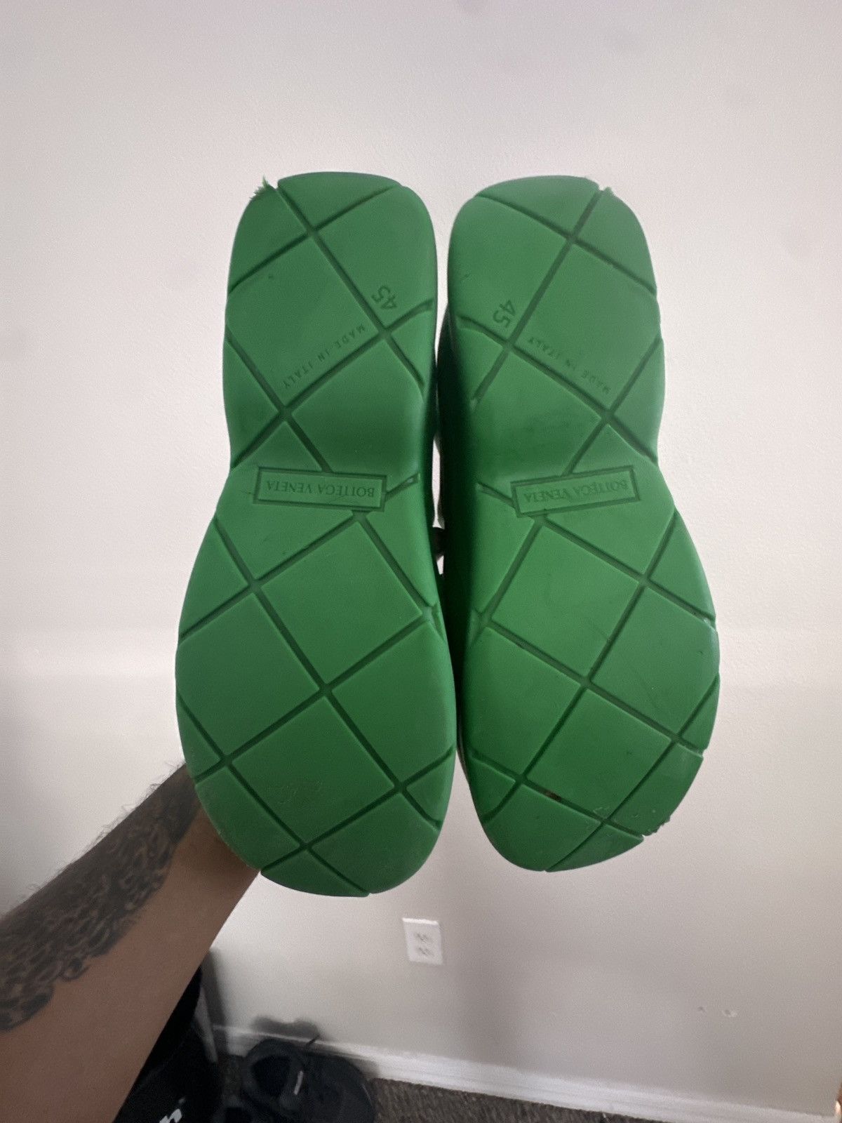 Bottega Veneta Bottega Puddle Boots Green Size US 12 / EU 45 - 12 Thumbnail