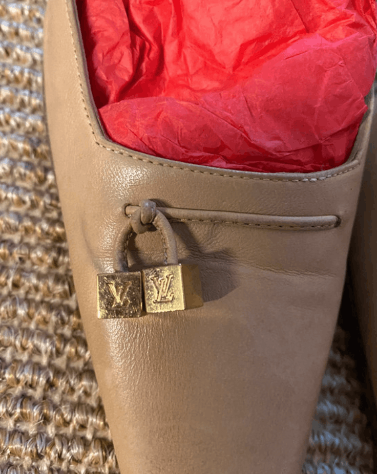 Louis Vuitton × Vintage Louis Vuitton shoes heels boots mules vintage leather Size US 6.5 / IT 36.5 - 3 Thumbnail