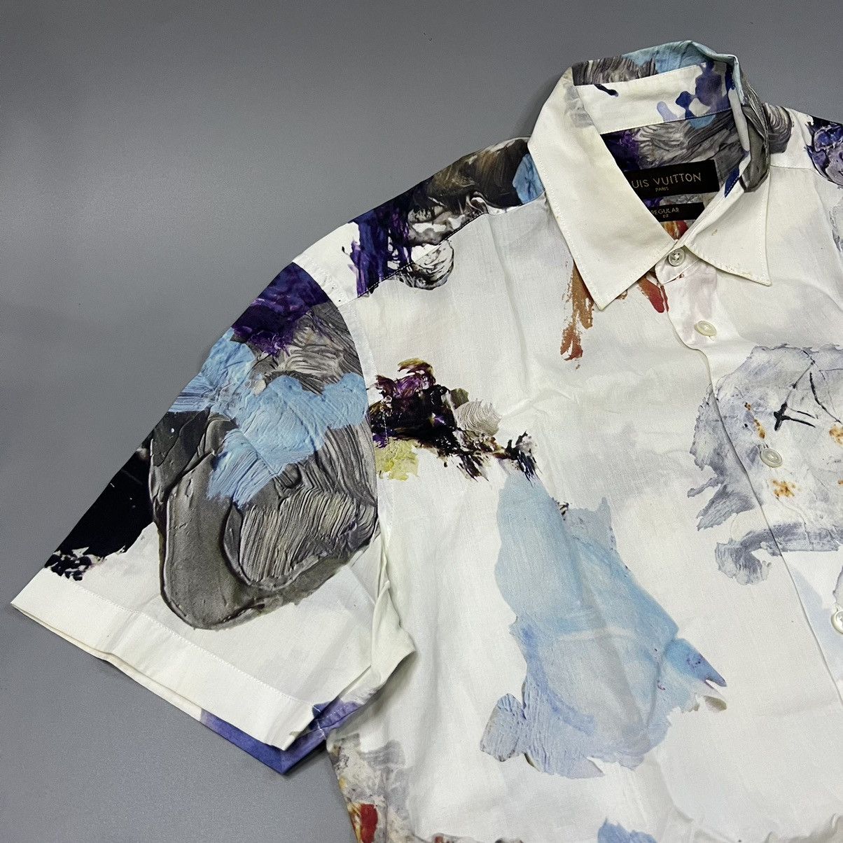 Louis Vuitton Louis Vuitton - 2017 Paint Splatter Print Shirt Size US XS / EU 42 / 0 - 4 Thumbnail
