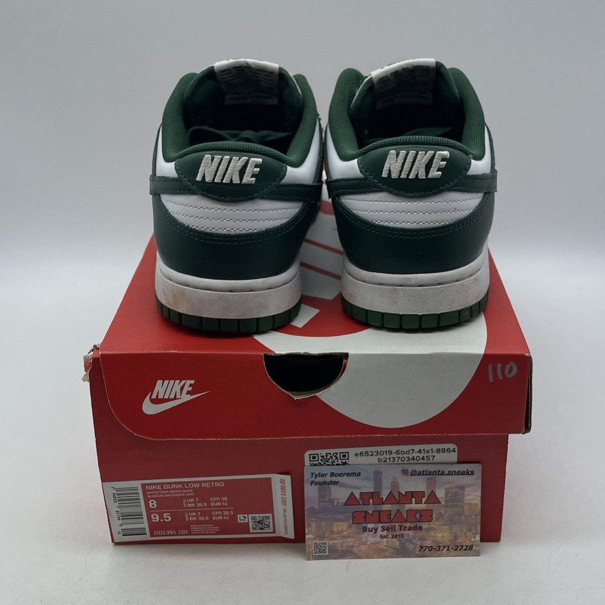 Nike Dunk low Michigan state Size US 8 / EU 41 - 3 Thumbnail