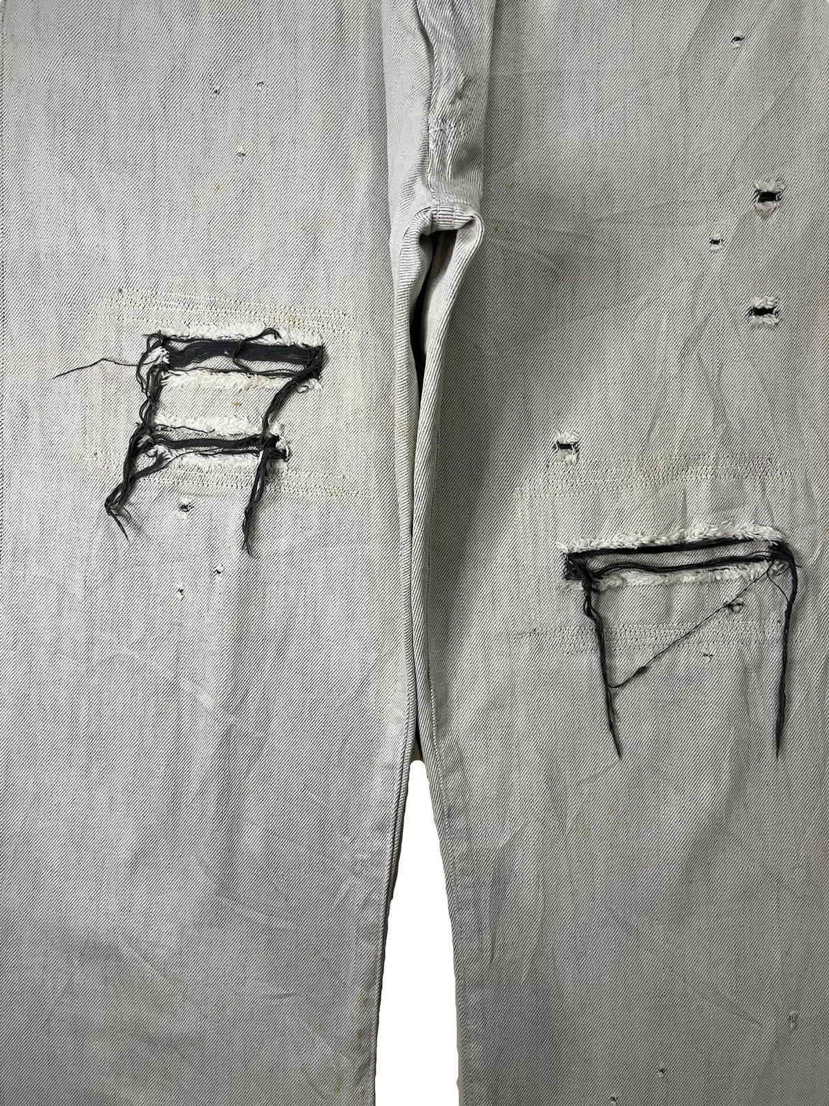 Japanese Brand SALES🔥Vintage Japanese Brand Distressed Ripped Baggy Jeans Size US 34 / EU 50 - 5 Thumbnail