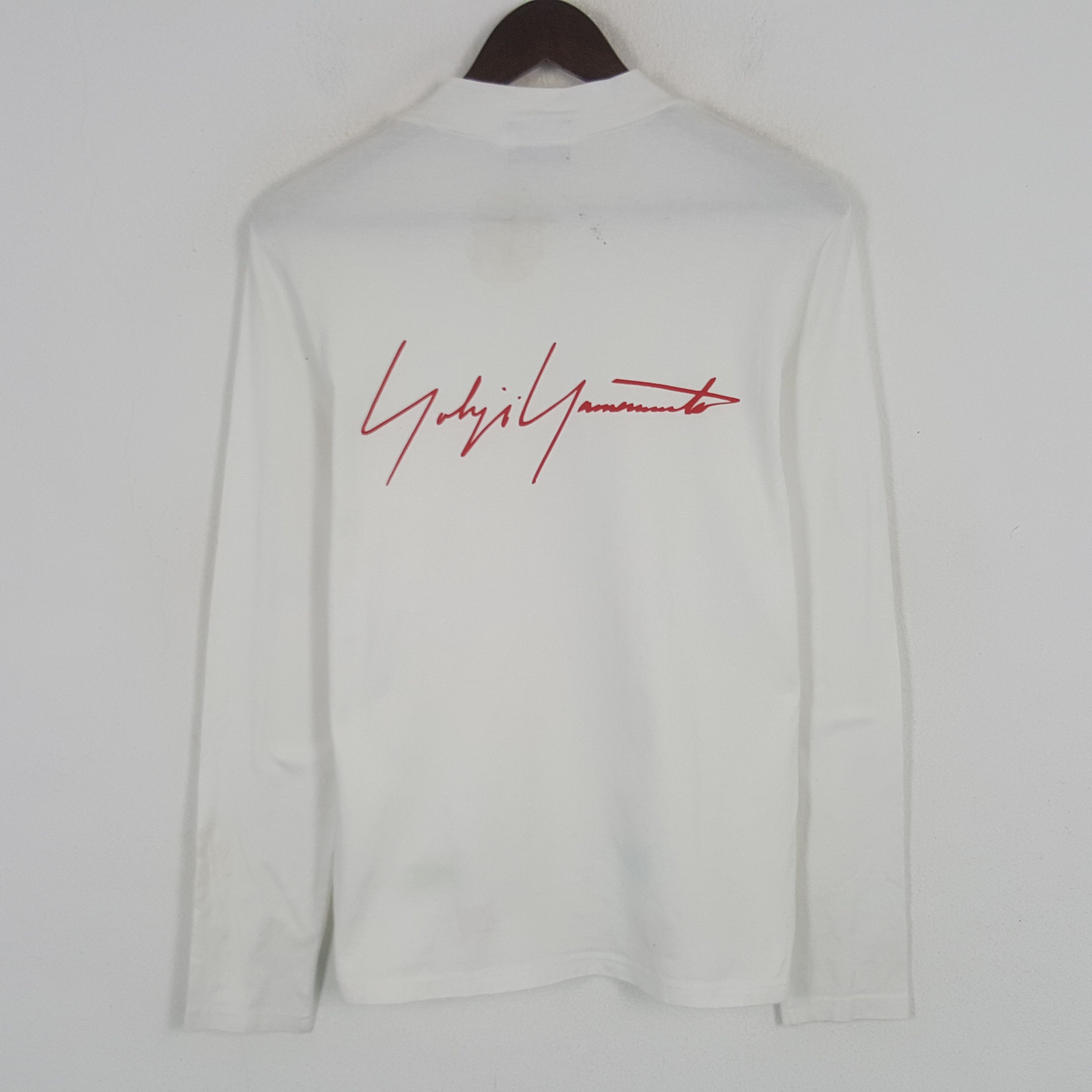 Vintage × Yohji Yamamoto Vintage Yohji Yamamoto Custom Signature Art Japan Tshirt Size US M / EU 48-50 / 2 - 1 Thumbnail