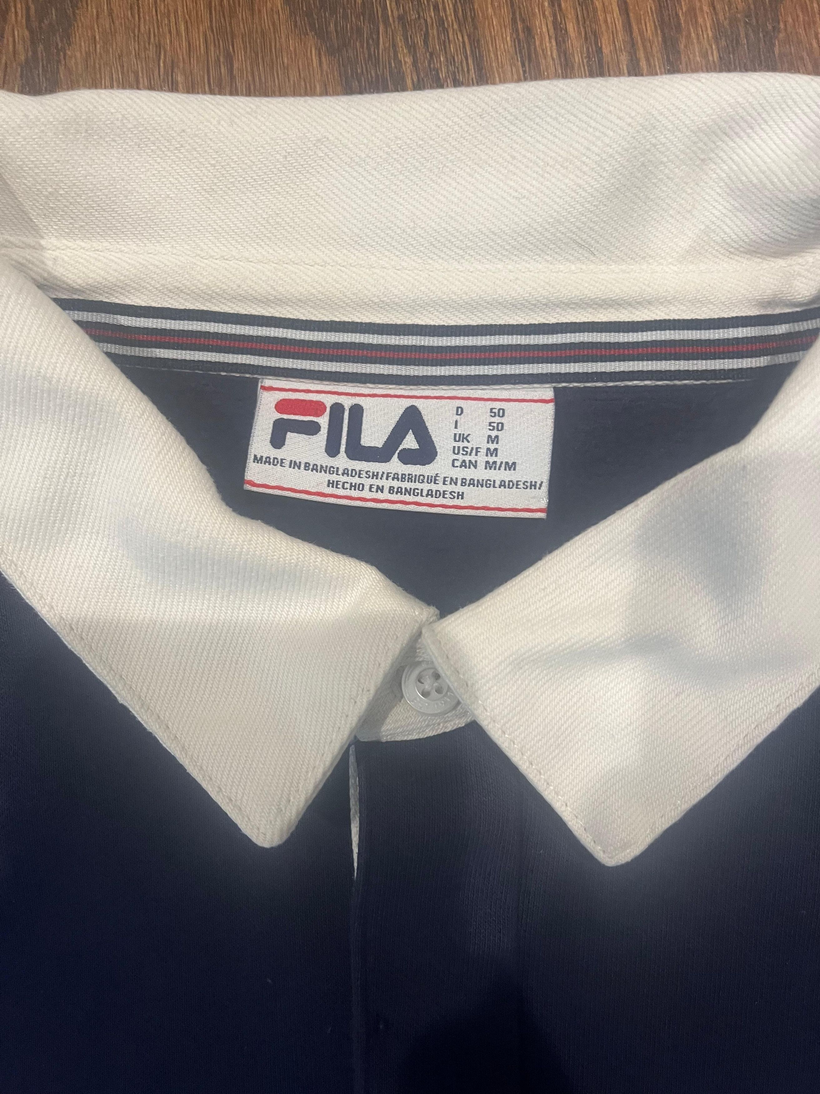 Fila × Vintage FILA EDISON RUGBY SWEATER Size US M / EU 48-50 / 2 - 5 Thumbnail