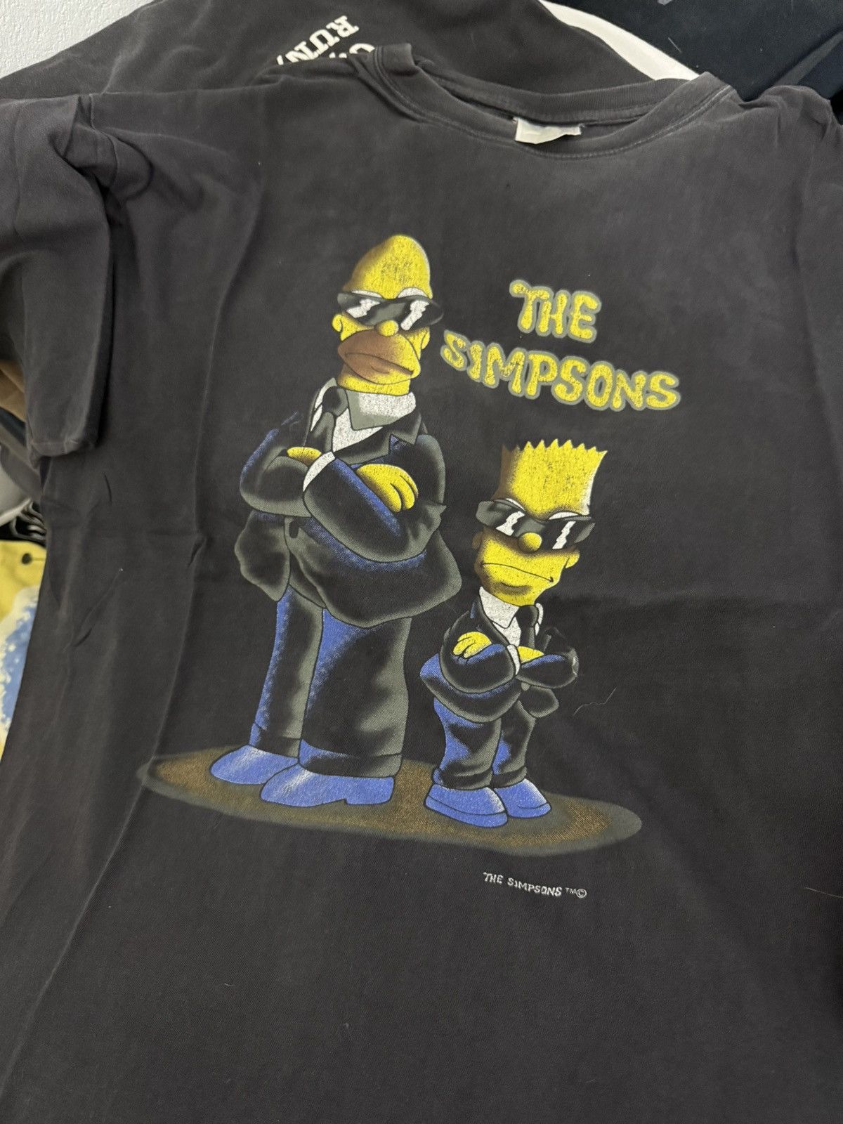 The Simpsons × Vintage Vintage The Simpsons Men in Black Parody Tee Size US XL / EU 56 / 4 - 1 Thumbnail