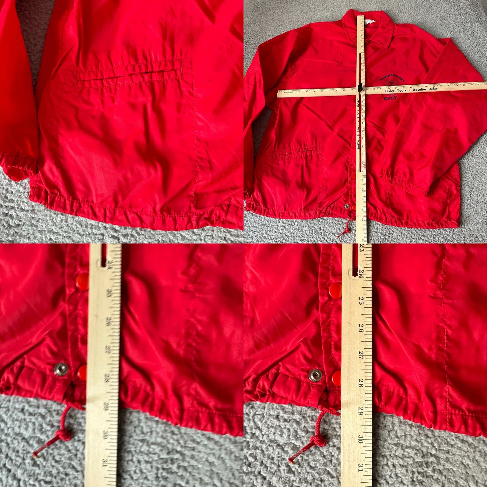 Vintage VINTAGE West Wind Bomber Jacket Mens Large Red Satin Nylon Golf 90s USA Size US L / EU 52-54 / 3 - 8 Thumbnail