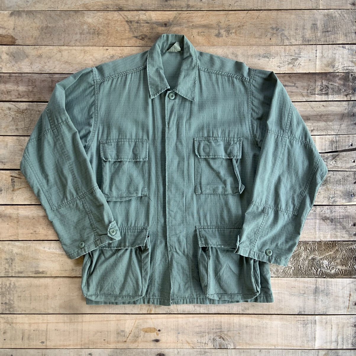 Vintage Military Fashion Light Jacket Work Wear Size US M / EU 48-50 / 2 - 1 Thumbnail