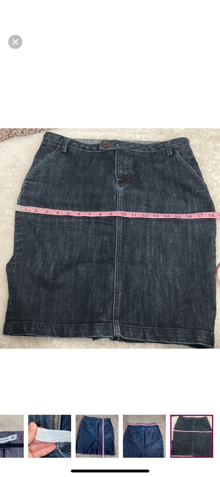 Zara Zara denim pencil skirt size 10 Size 32" / US 10 / IT 46 - 8 Thumbnail