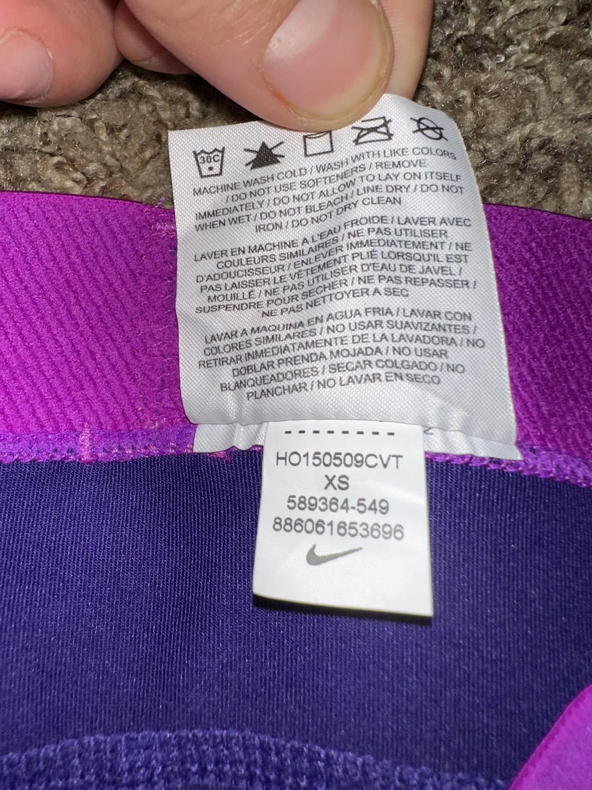 Nike Nike Women's Dri-Fit Pro 3 Big Dot Training Shorts Size 26" / US 2 / IT 38 - 8 Thumbnail