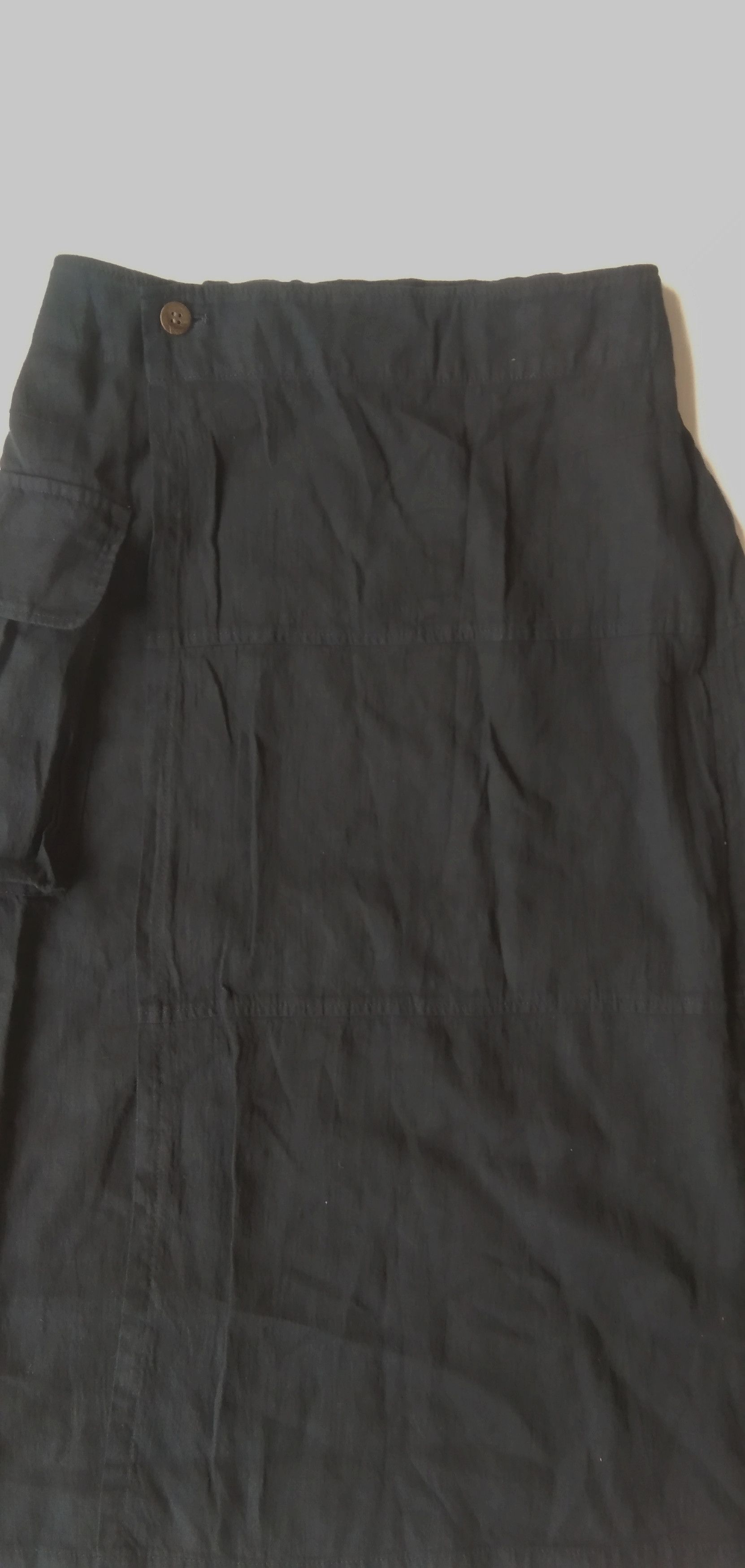 Designer × Issey Miyake Plantation single pocket linen skirt Size 29" - 2 Thumbnail