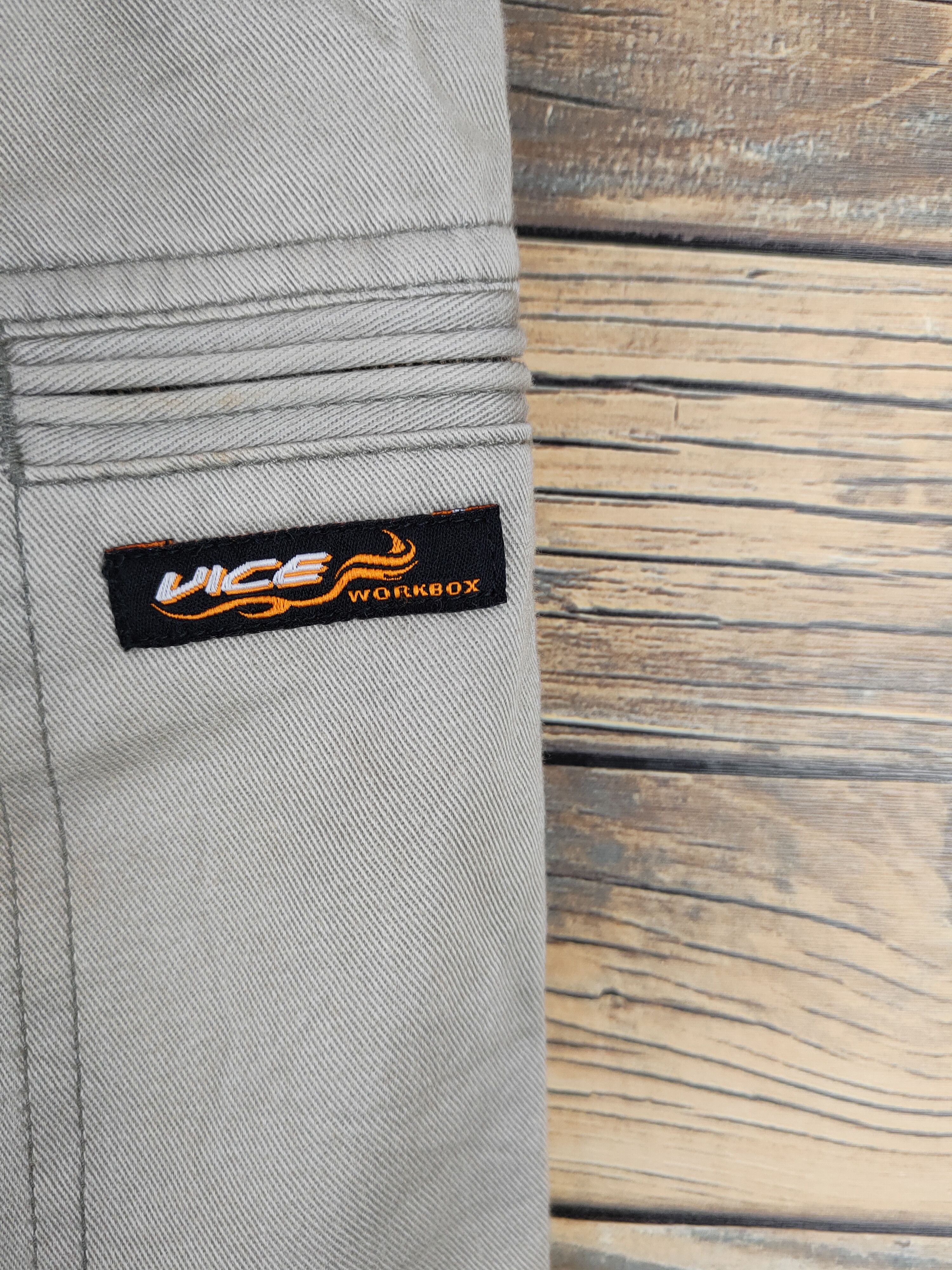 Japanese Brand Burtle Gray Multipocket Tactical Cargo Pants #W1022 Size US 34 / EU 50 - 10 Thumbnail
