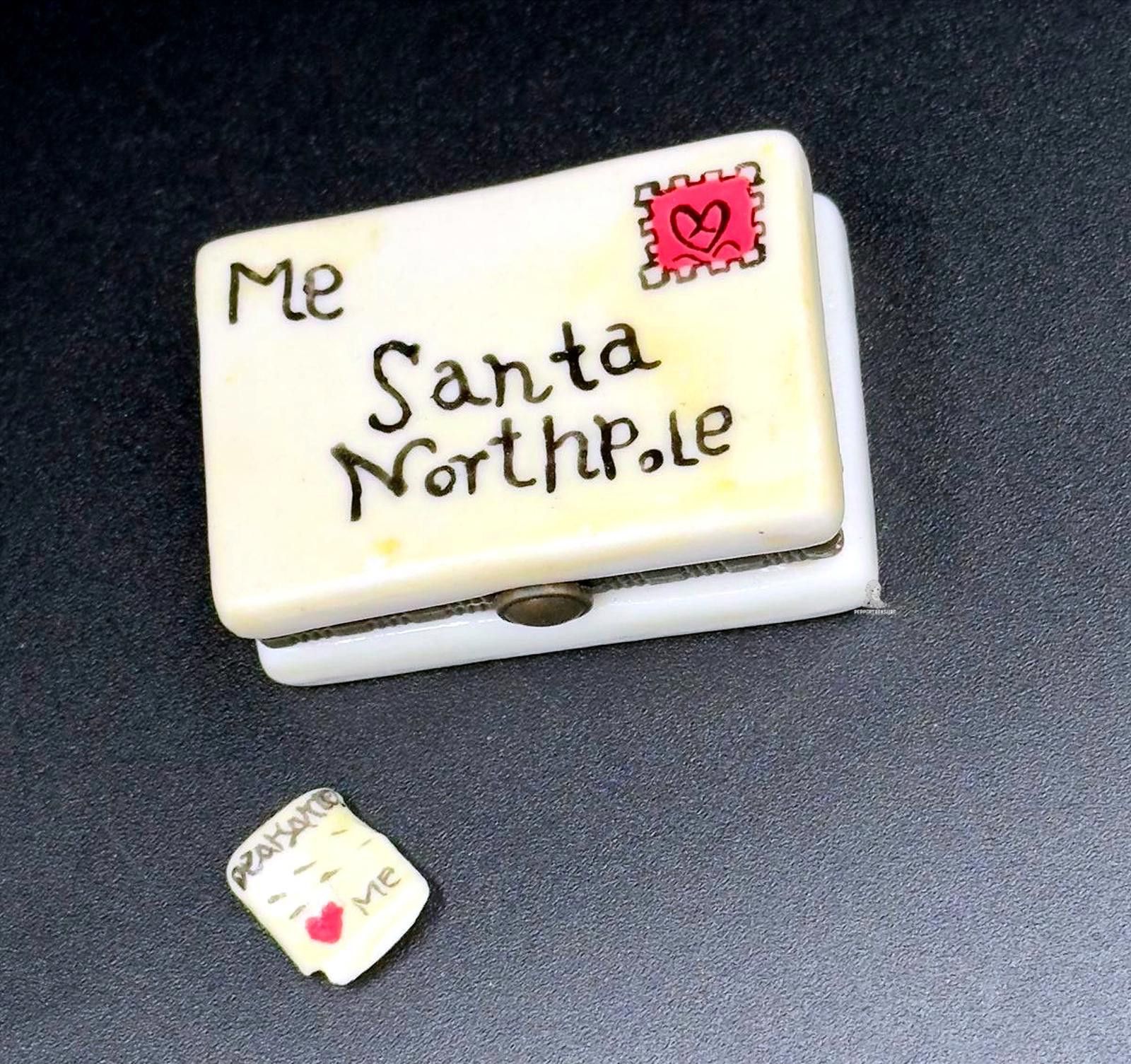 Other Vintage 'Santa Northpole' Mini Mailbox Trinket Box wi Letter Size ONE SIZE - 1 Thumbnail