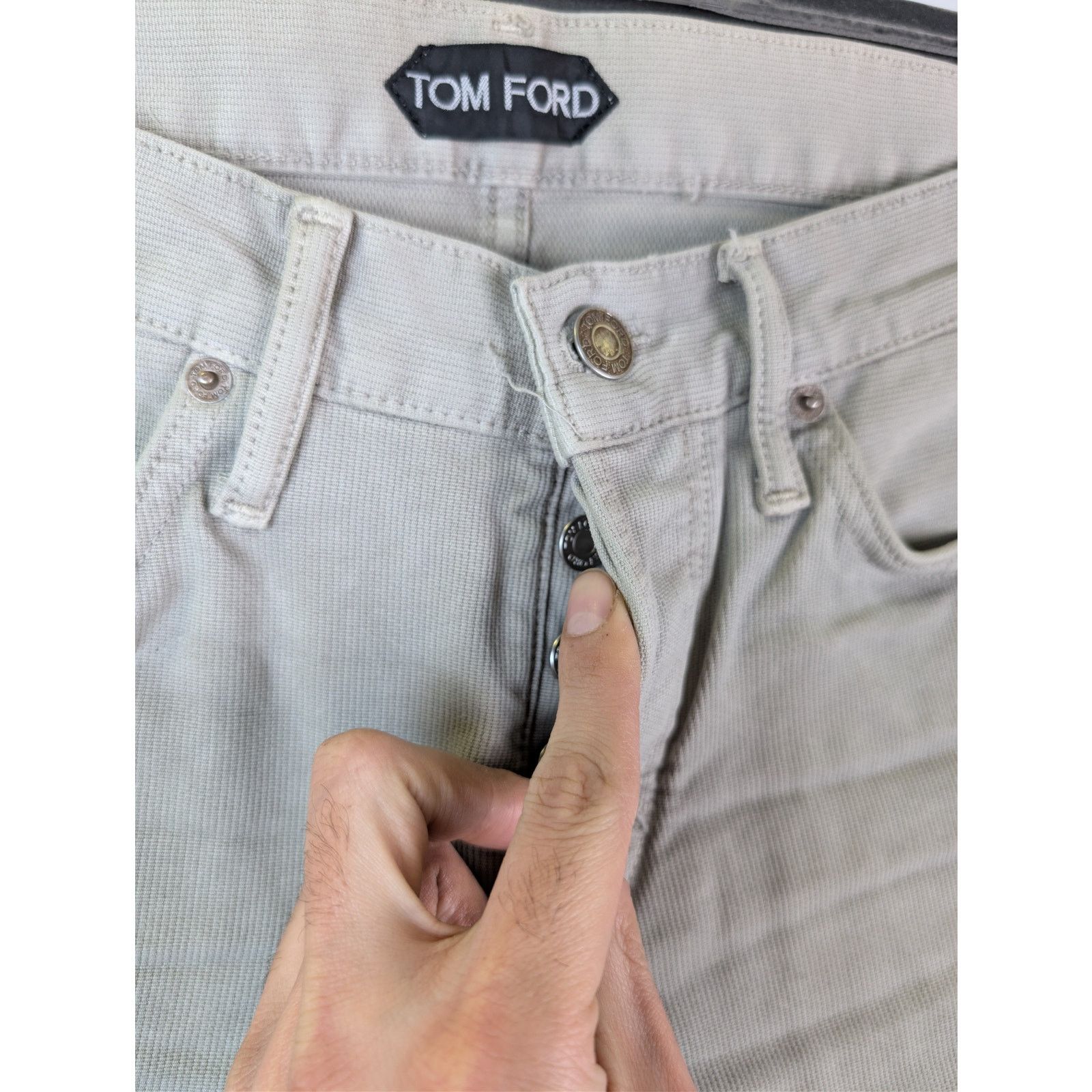 Tom Ford o1rshd1 Slim Jeans in Beige 36 Size US 36 / EU 52 - 7 Thumbnail