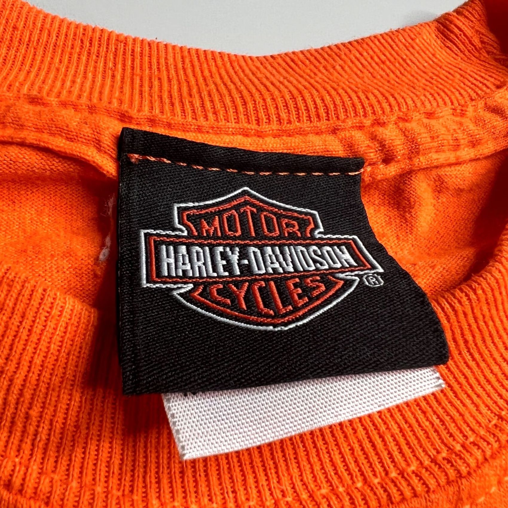 Harley Davidson Harley-Davidson Long Sleeve T-Shirt Orange Barrett Harley-Davidson – El Paso, Texas Men’s M Size US M / EU 48-50 / 2 - 7 Thumbnail