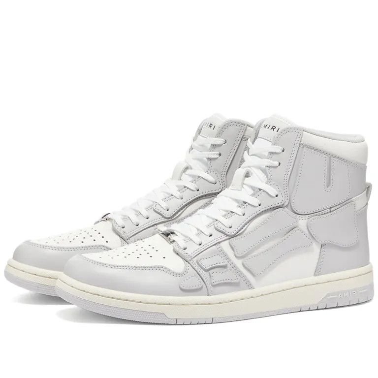 Amiri o1gr1nt0824 Skel Top Hi Sneakers in Grey Size US 10 / IT 40 - 2 Thumbnail