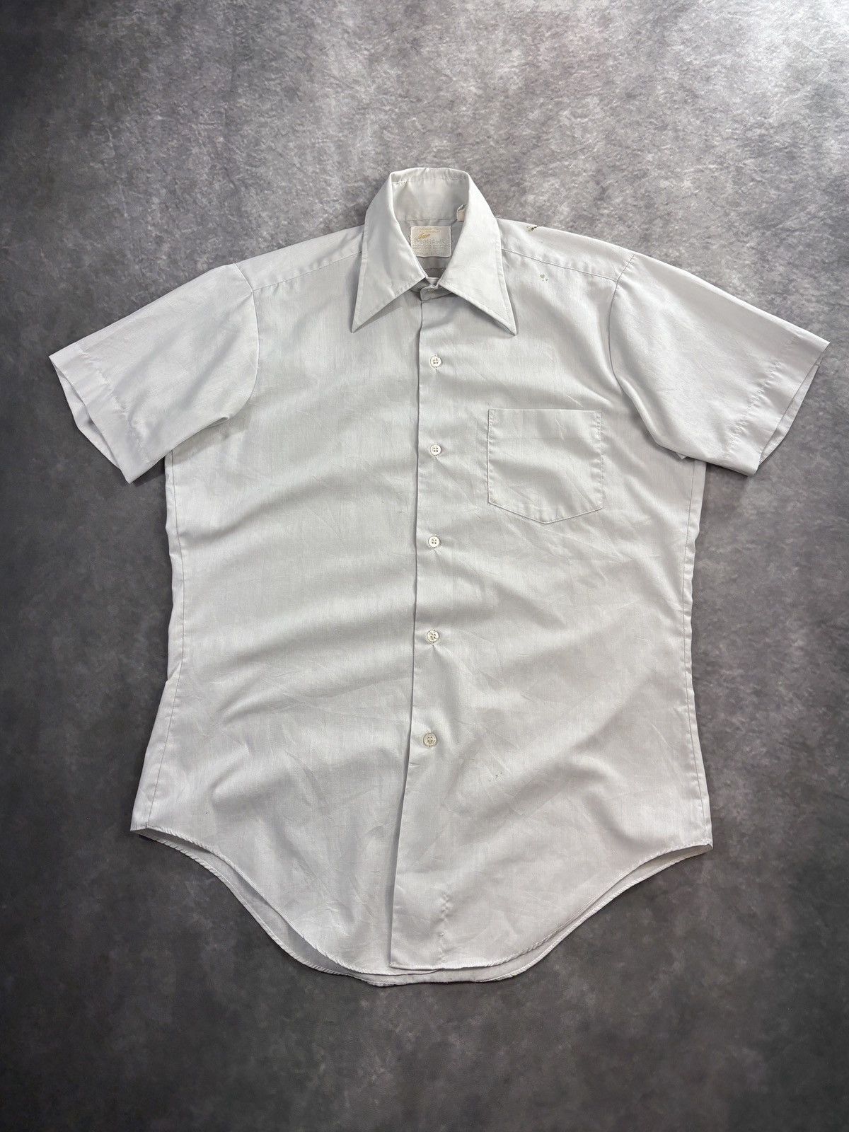 Vintage 1980s Vintage Summer Shirt Shortsleeve Workwear Buttonup 70s Size US S / EU 44-46 / 1 - 3 Thumbnail