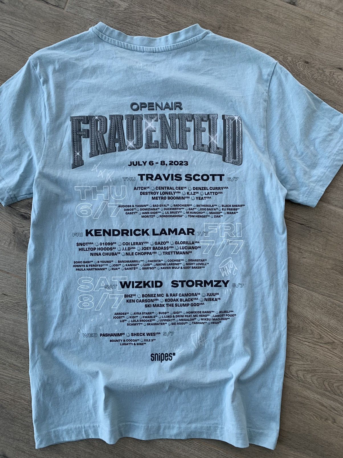 Rap Tees × Vintage 🔥OPEN AIR FRAUENFELD 2023 TEE Size US S / EU 44-46 / 1 - 4 Thumbnail