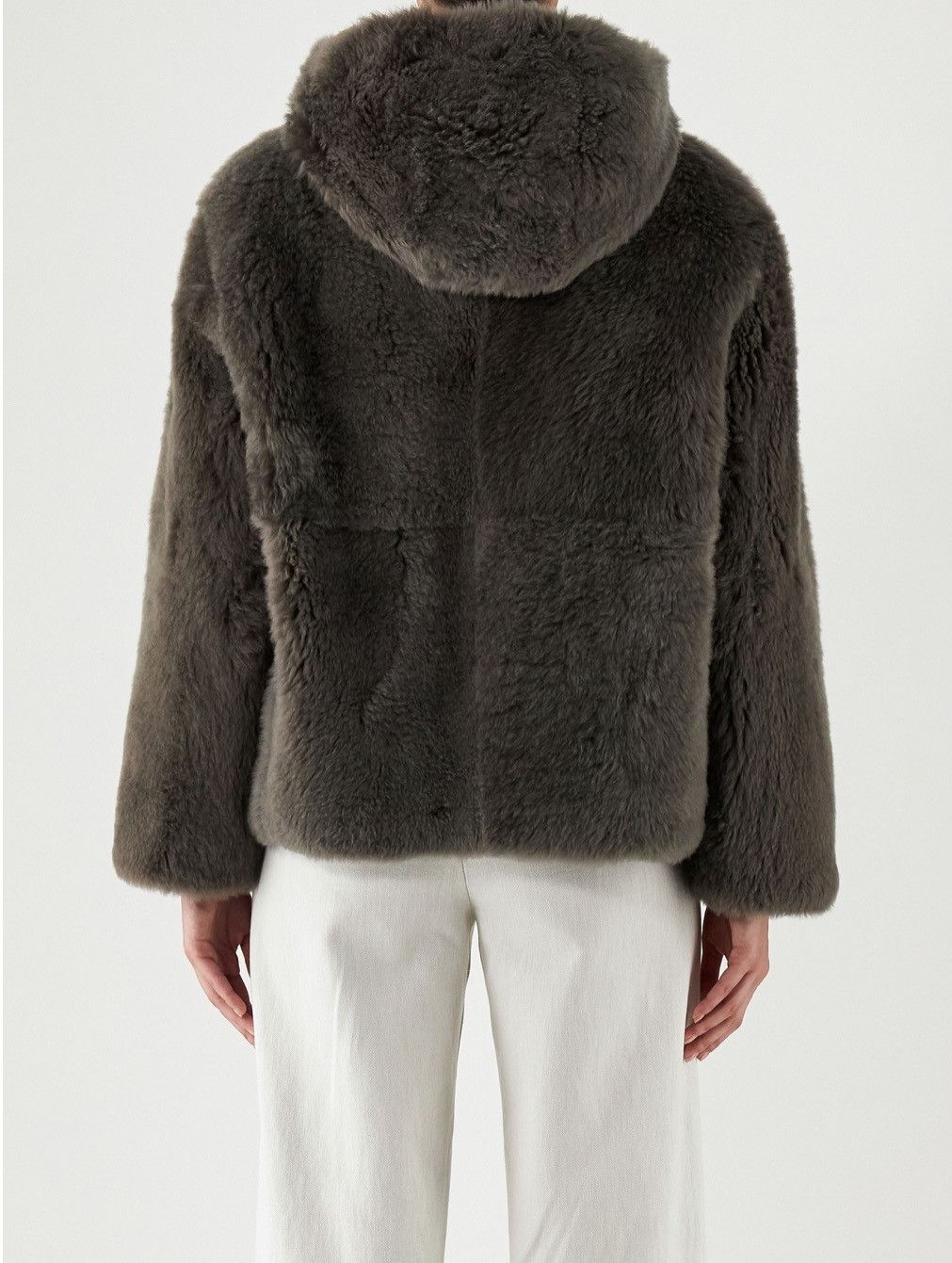Loro Piana o1srvl11e0824 Quinn Reversible Jacket in Brown/Grey Size L / US 10 / IT 46 - 3 Thumbnail