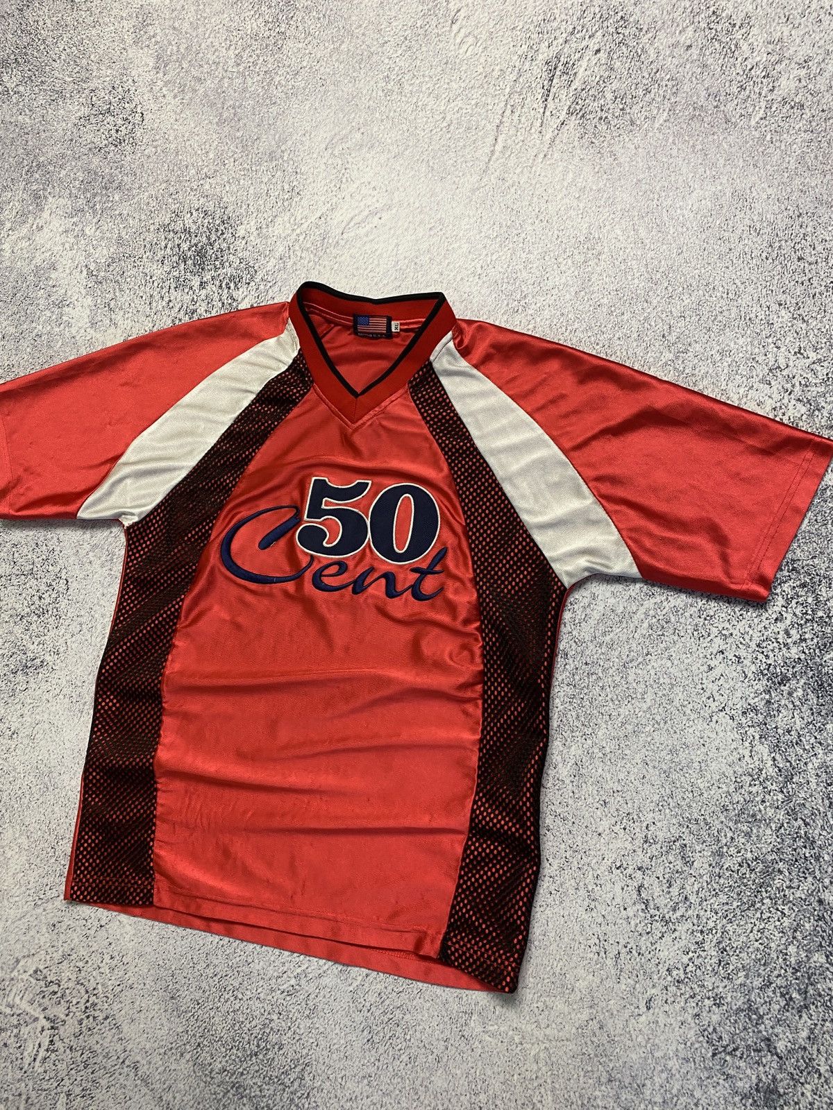 50 Cent × Rap Tees × Vintage Vintage 50 Cent Rap Tees Jersey T Shirt USA Size US S / EU 44-46 / 1 - 2 Thumbnail