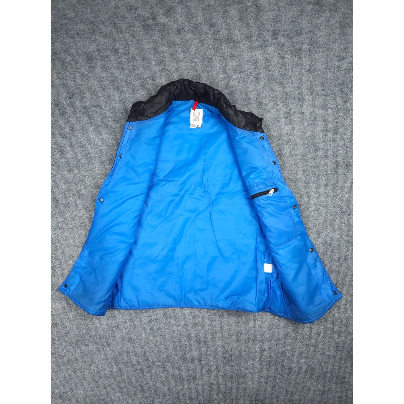 Topo Designs Topo Designs Puffer Vest Women's M Black Snap Primaloft Nylon Made USA Size M / US 6-8 / IT 42-44 - 5 Thumbnail