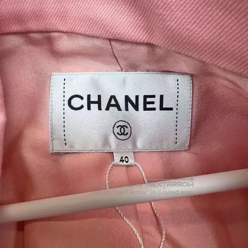 Chanel Chanel Pink denim jacket Size S / US 4 / IT 40 - 3 Thumbnail