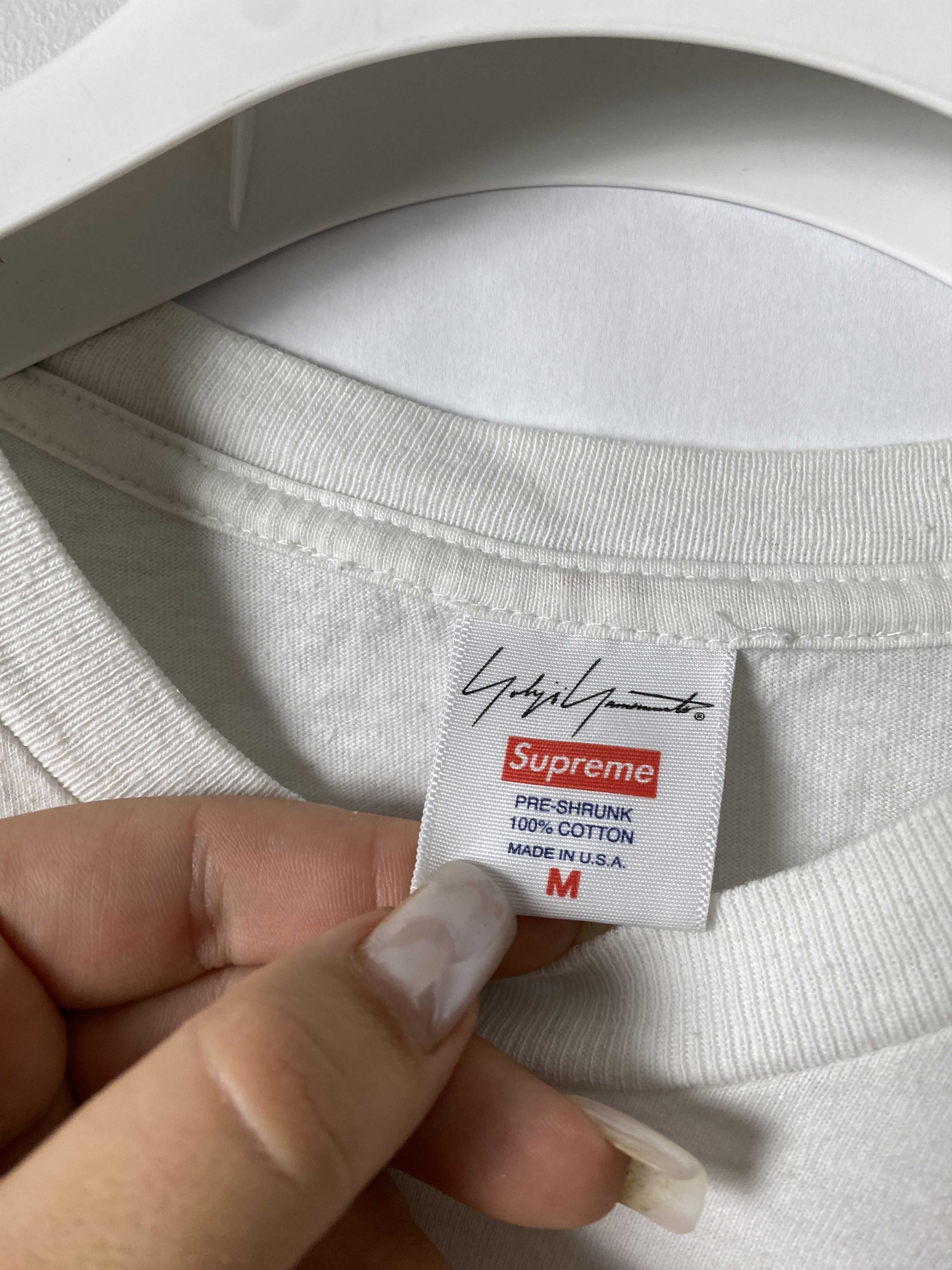 Supreme × Yohji Yamamoto Supreme x Yohji Yamamoto graffiti printed t-shirt tee Size US M / EU 48-50 / 2 - 3 Thumbnail