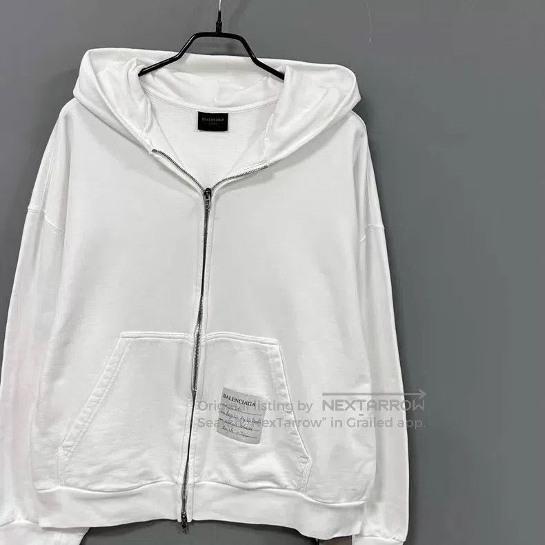 Balenciaga Balenciaga White Sticky Note Hoodie Size US S / EU 44-46 / 1 - 2 Thumbnail
