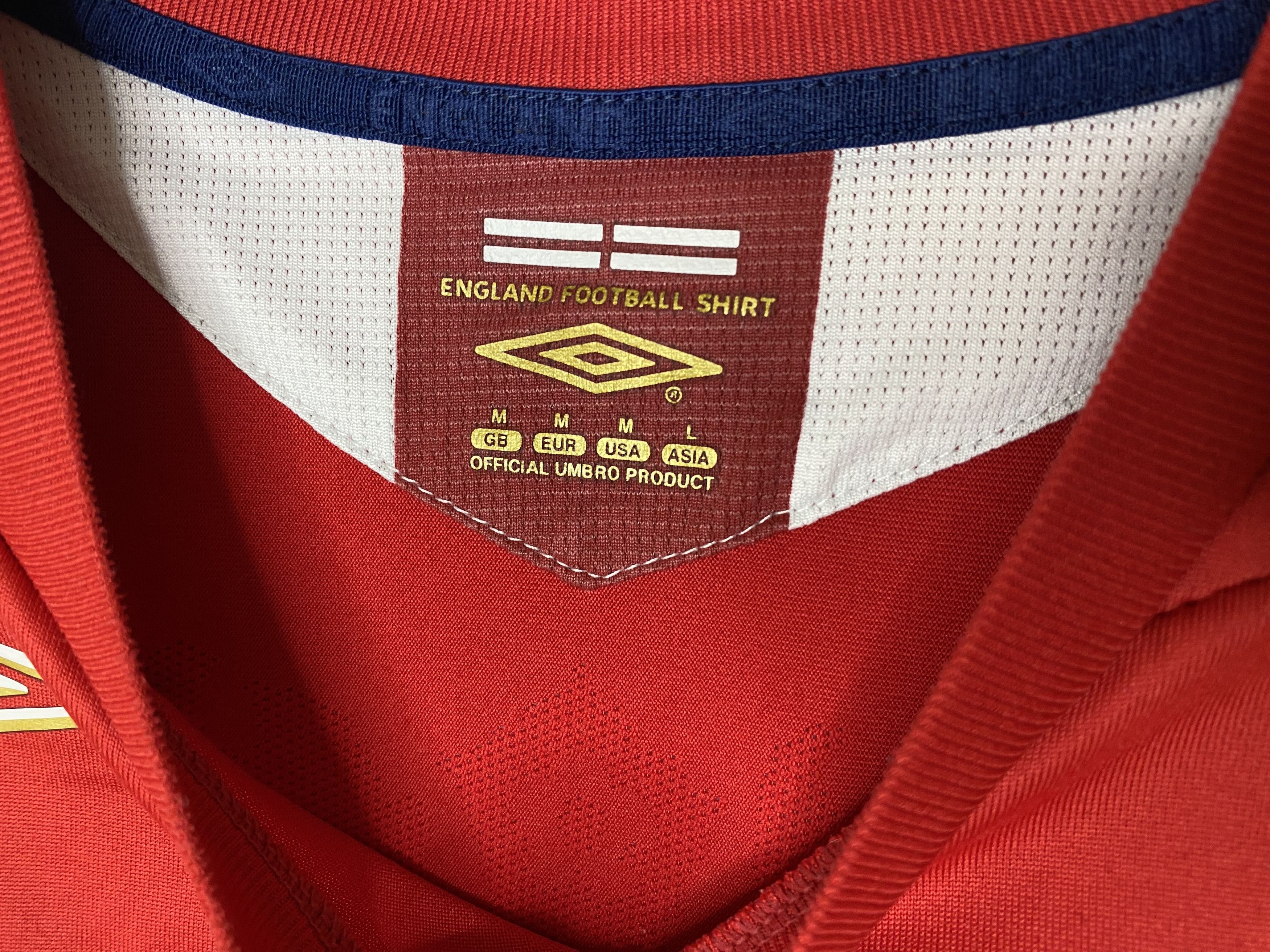 Umbro ENGLAND TEAM 2006 2008 AWAY FOOTBALL SHIRT SOCCER JERSEY Size US M / EU 48-50 / 2 - 4 Thumbnail