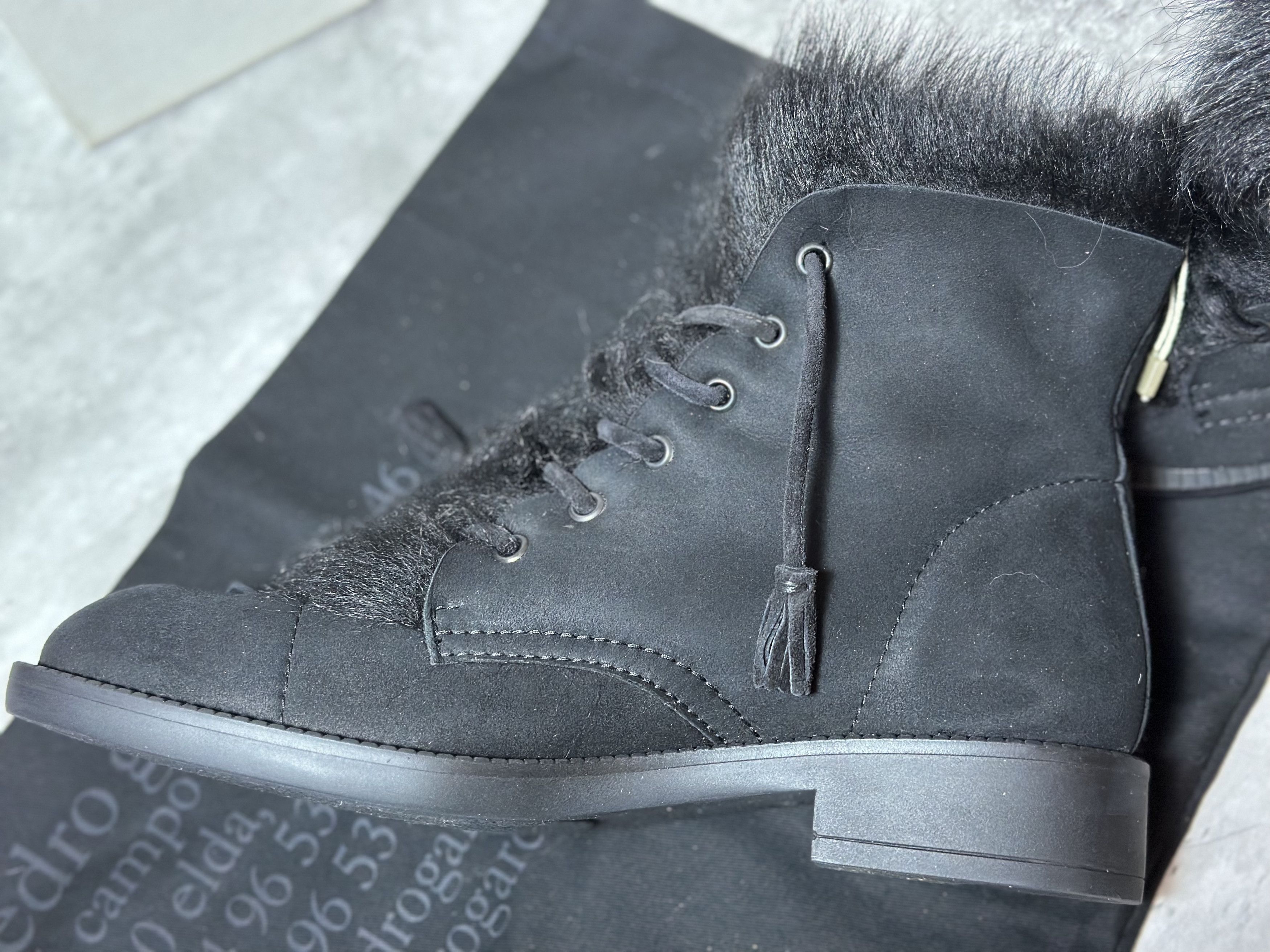 Pedro Garcia Pedro Garcia fur-lined lambskin lace-up boots Size US 11 / IT 41 - 5 Thumbnail