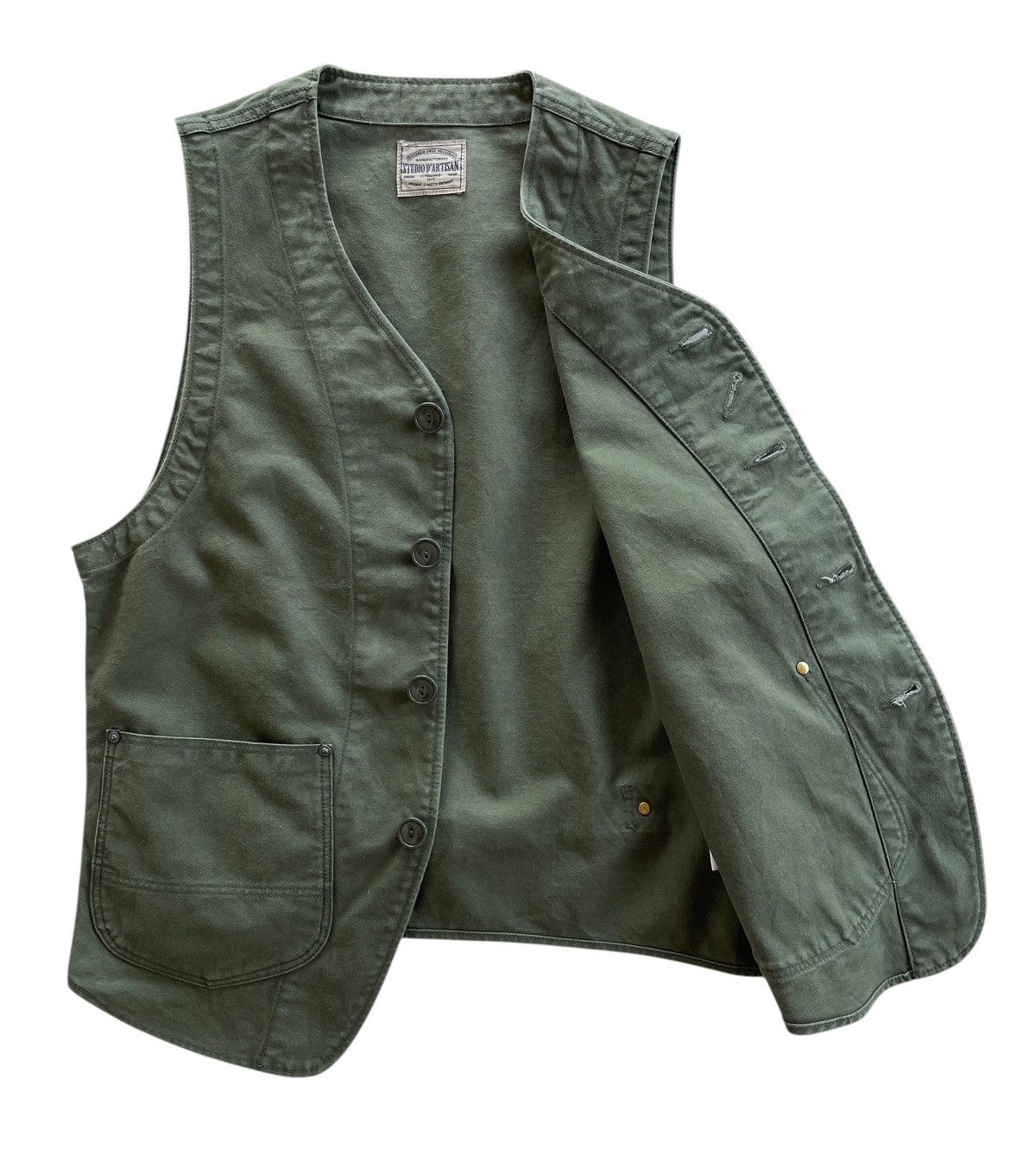 Studio D'Artisan Studio D'artisan Duck Canvas Vest Size US M / EU 48-50 / 2 - 3 Thumbnail