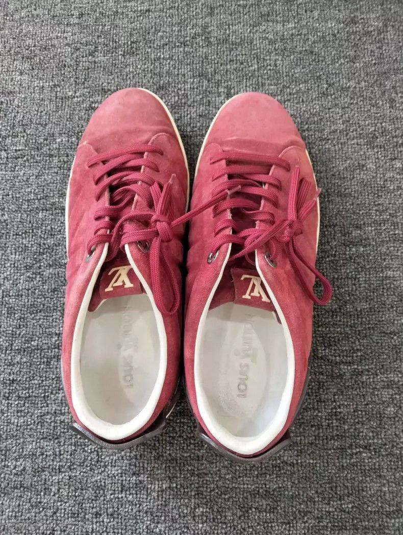 Louis Vuitton Louis Vuitton Red Sneakers Size 41-2507 Size US 8 / EU 41 - 3 Thumbnail