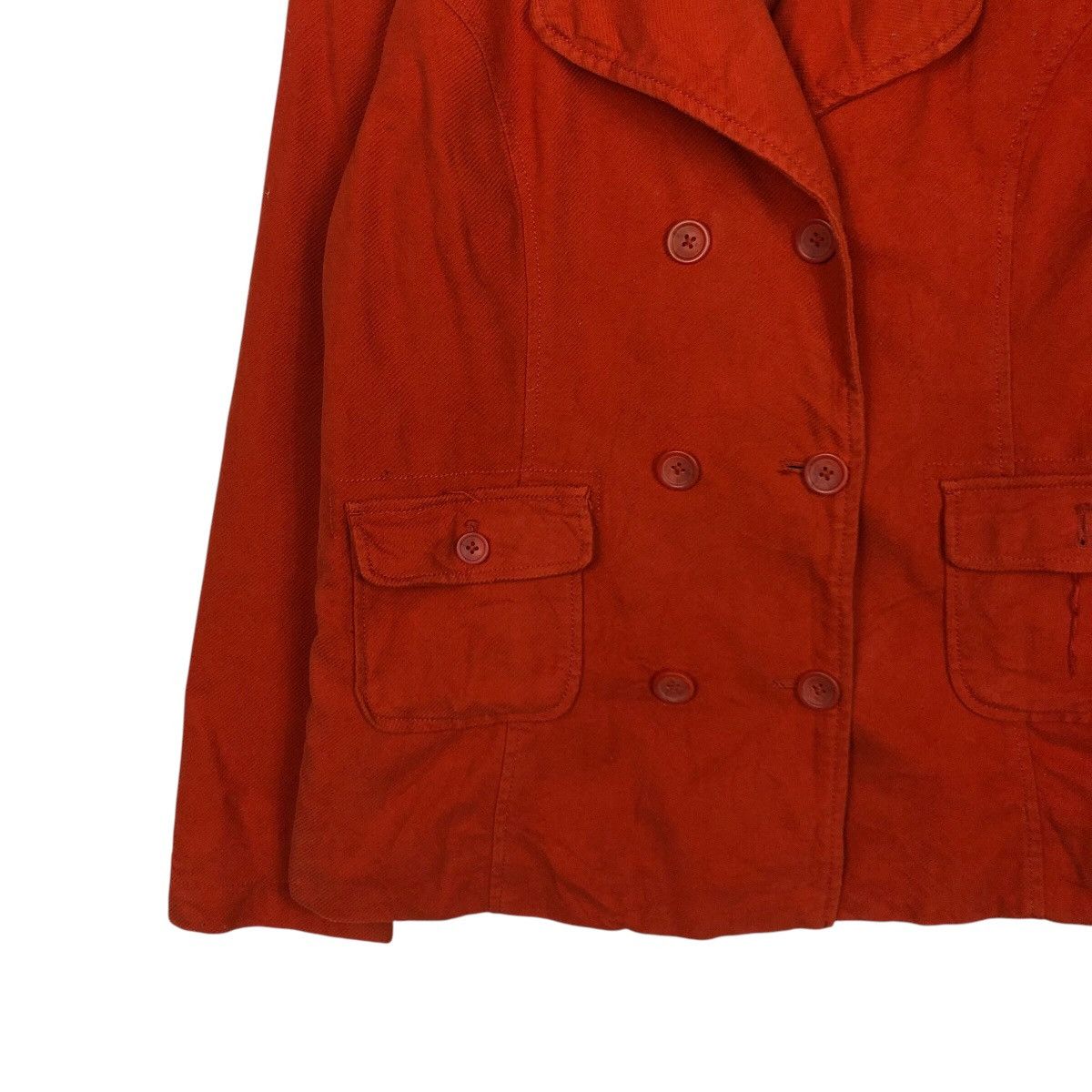 Japanese Brand × Mossimo 📌Rich Red Mossimo Supply Co Bomber Jacket Double Breast Size US XL / EU 56 / 4 - 5 Thumbnail