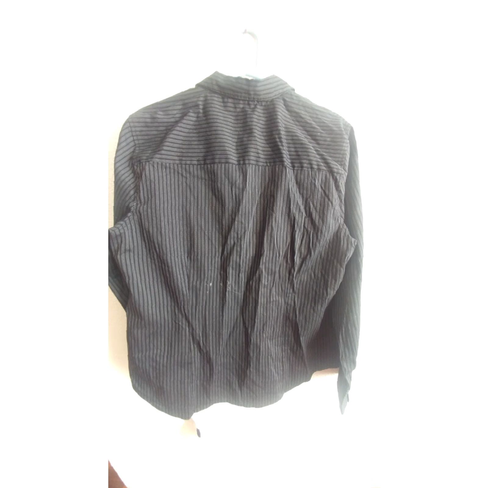 Vintage VINTAGE Style & Co Shirt Women 14 Cotton Blend Button Up Blouse NWT deadstock Black Womens Size XL / US 12-14 / IT 48-50 - 4 Thumbnail