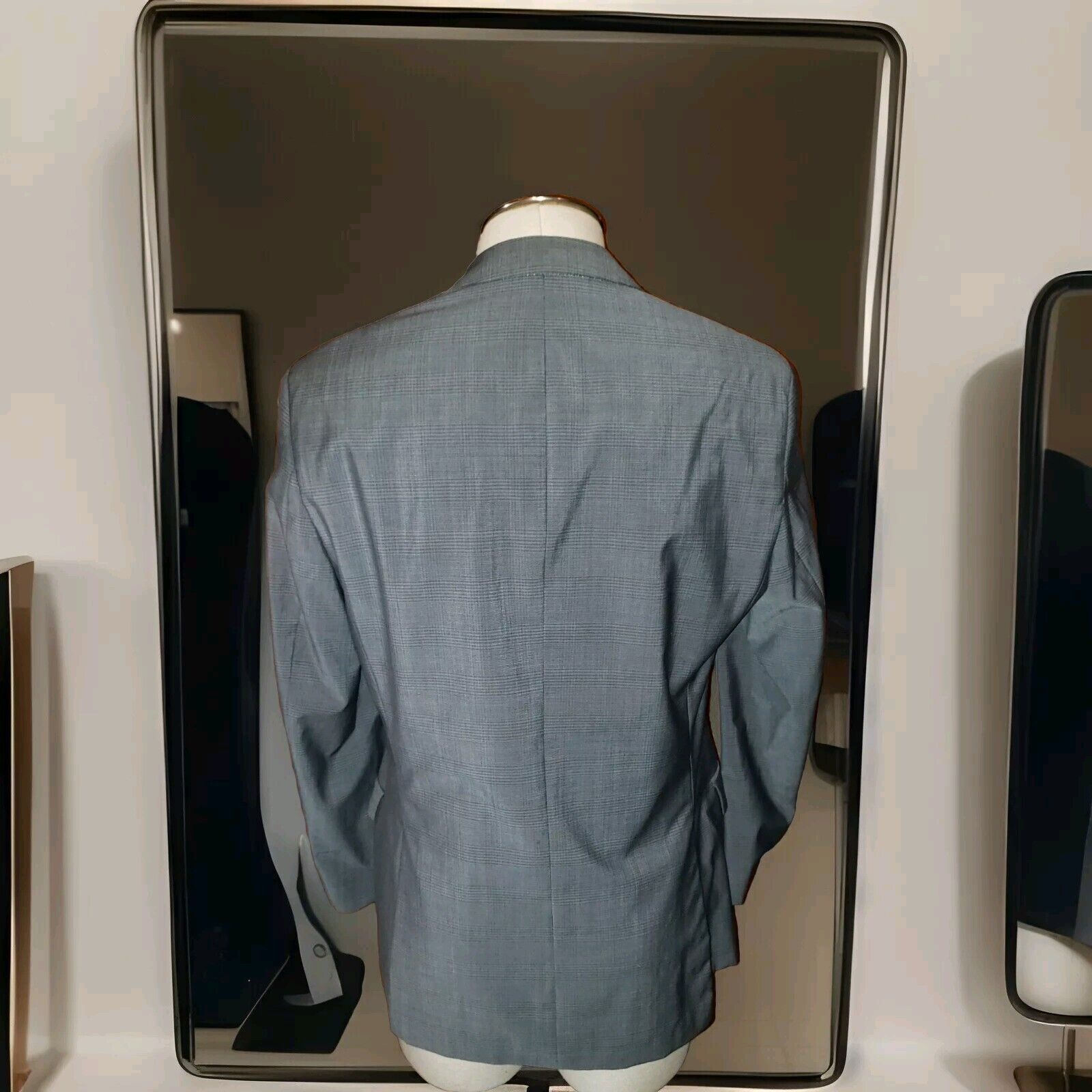 Hugo Boss Hugo Boss Mens Wool Two Button Blazer Jacket Gray Size 38 R Size 38R - 2 Thumbnail