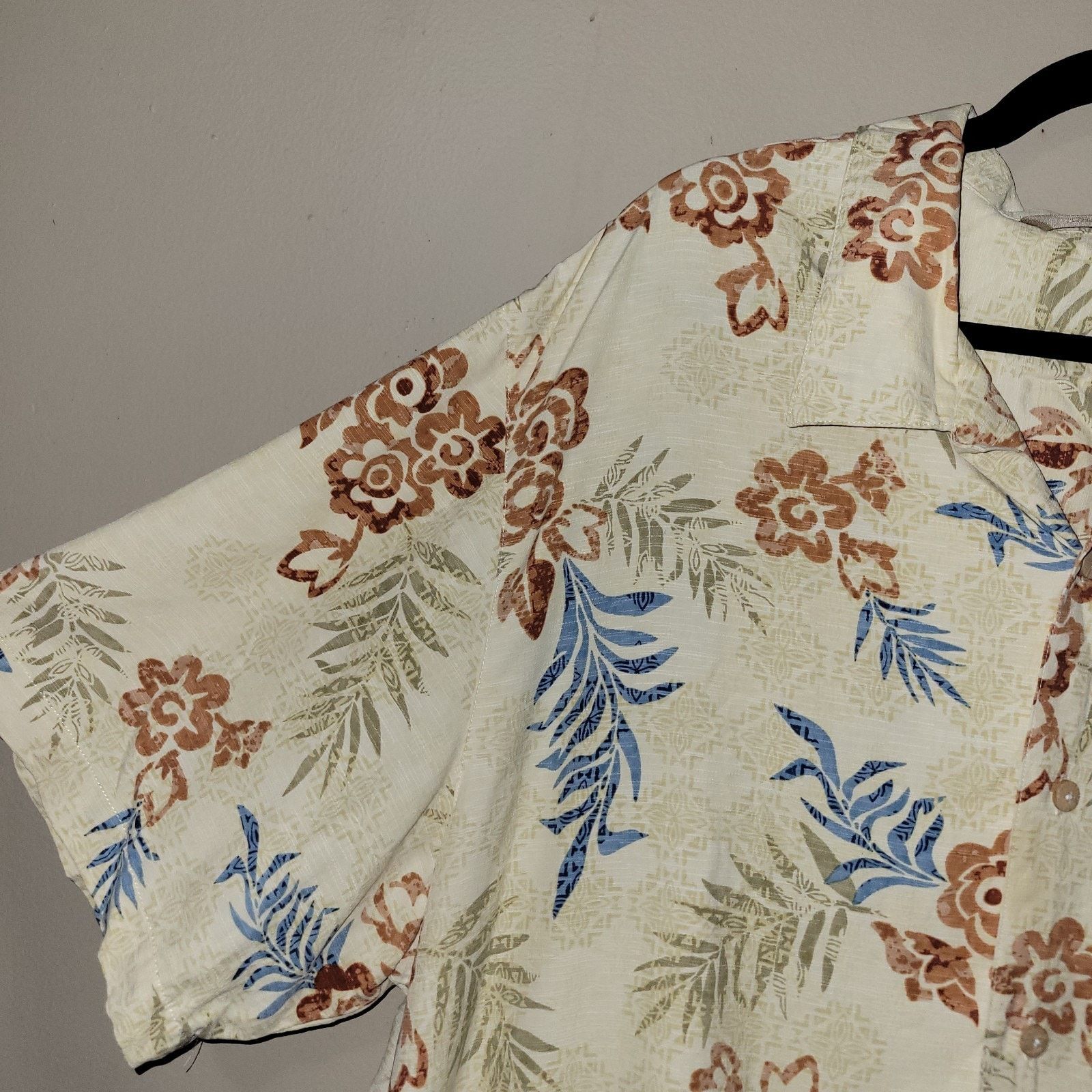 & Other Stories Paradise Collection Hawaiian Men’s XXL Short Sleeve SILK Size US XXL / EU 58 / 5 - 8 Thumbnail