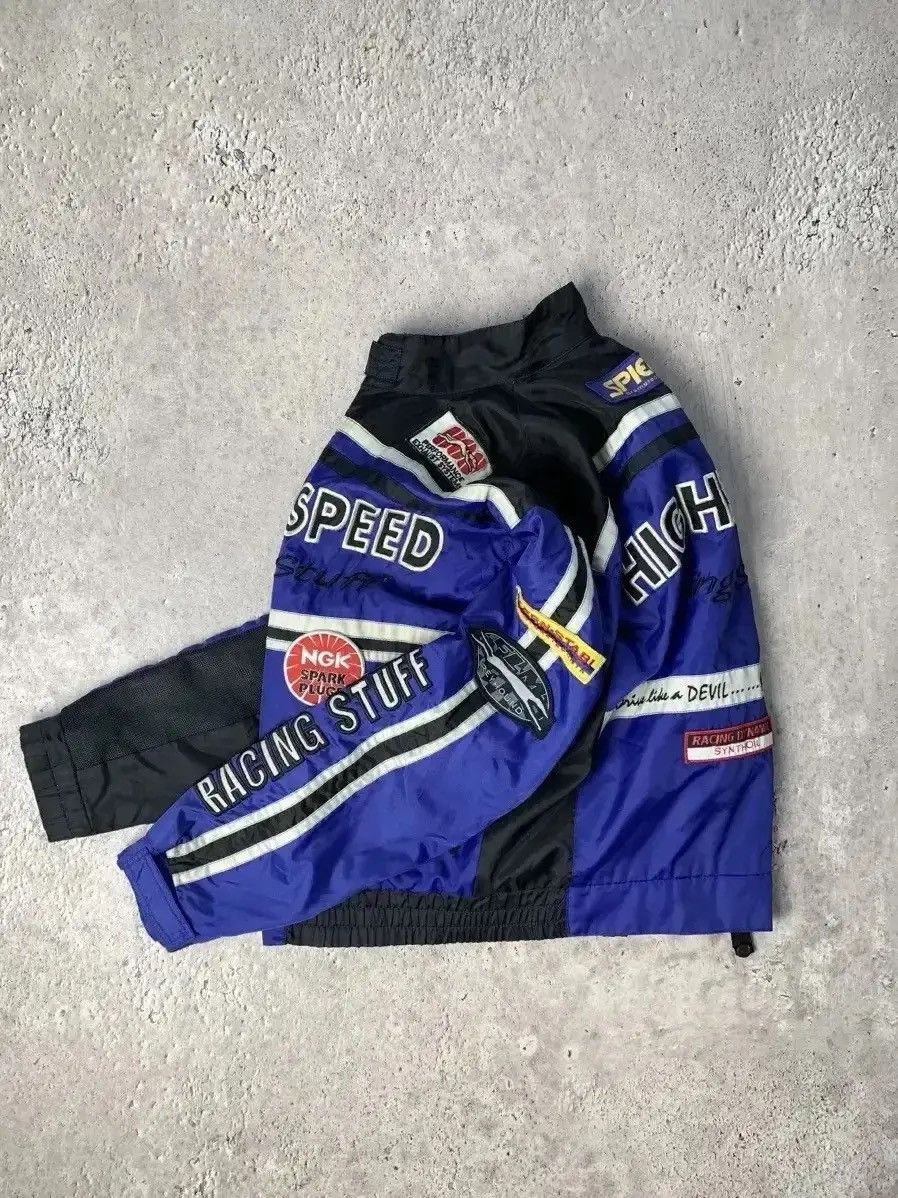 Japanese Brand × Vintage Vintage High Speed Racing Team Moto Jacket Y2K streetwear Size US M / EU 48-50 / 2 - 4 Thumbnail