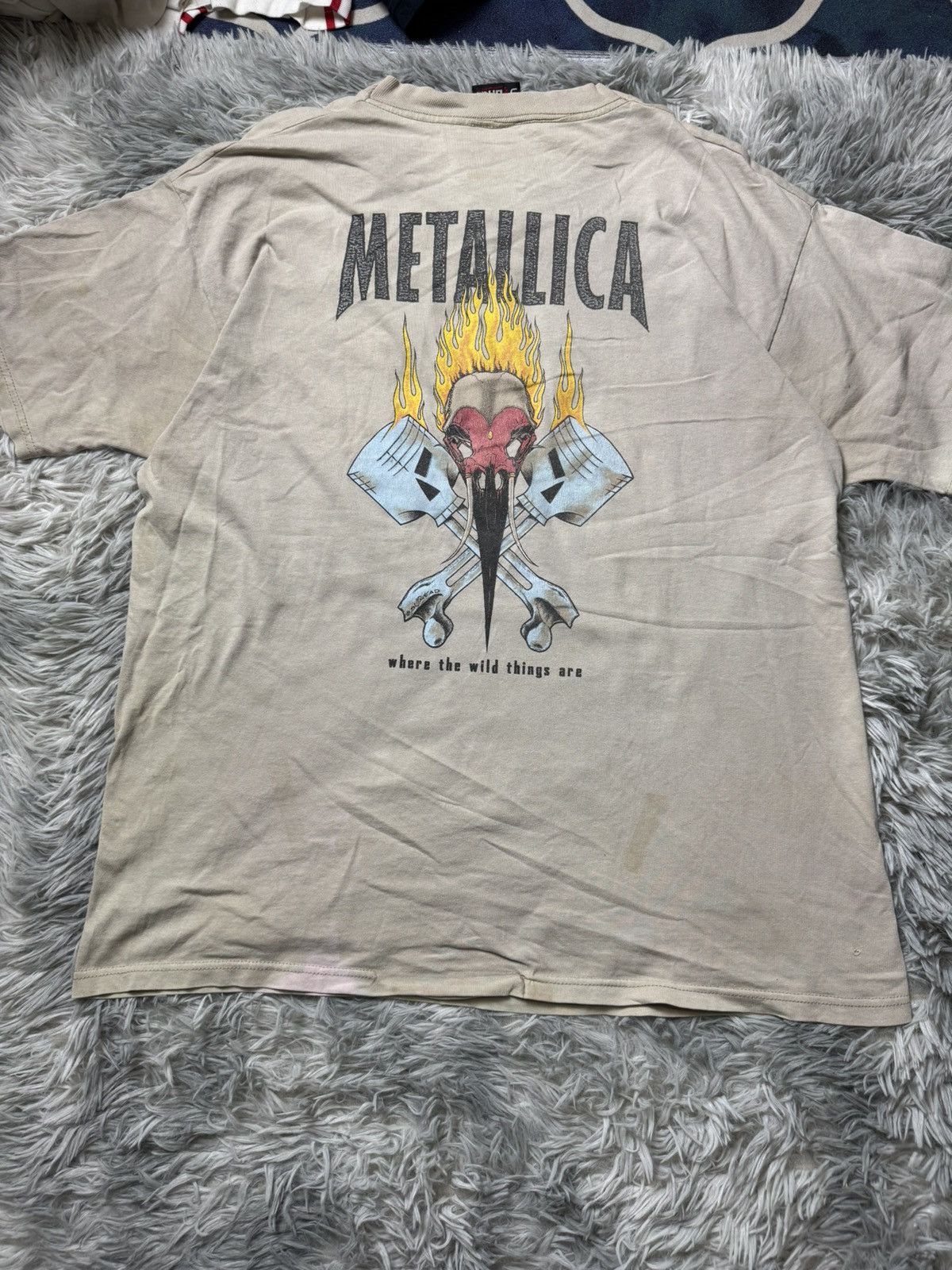 Metallica Vintage Metallica 90’s Where The Wild Thing Are Pushead Size US XL / EU 56 / 4 - 6 Thumbnail