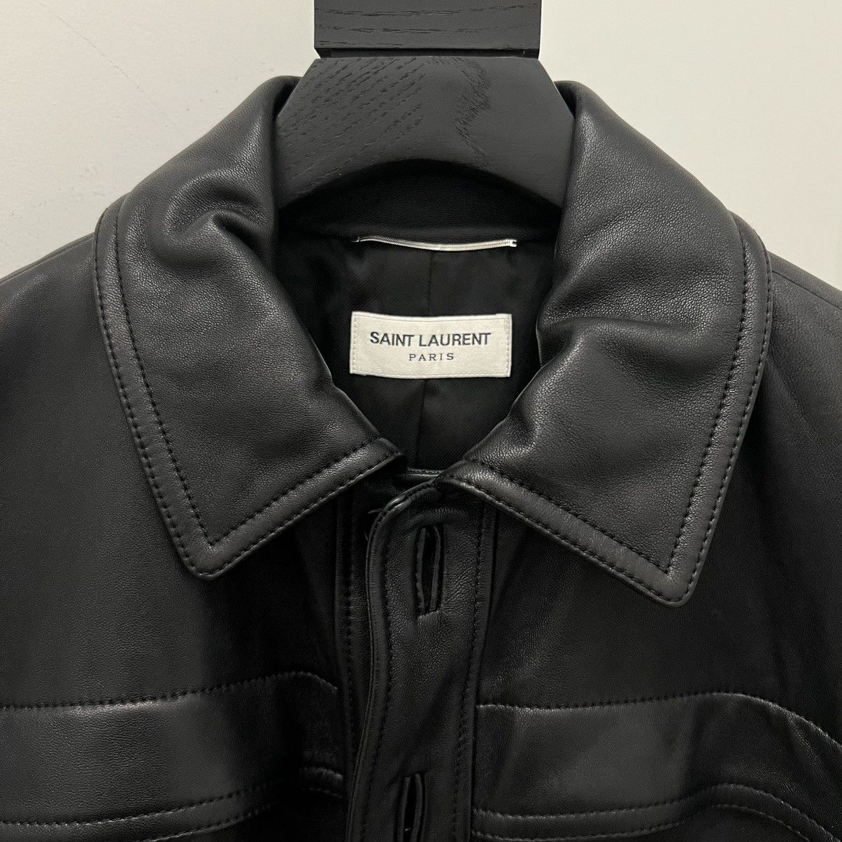 Saint Laurent Paris Saint Laurent Leather Jacket in Small Size US S / EU 44-46 / 1 - 3 Thumbnail