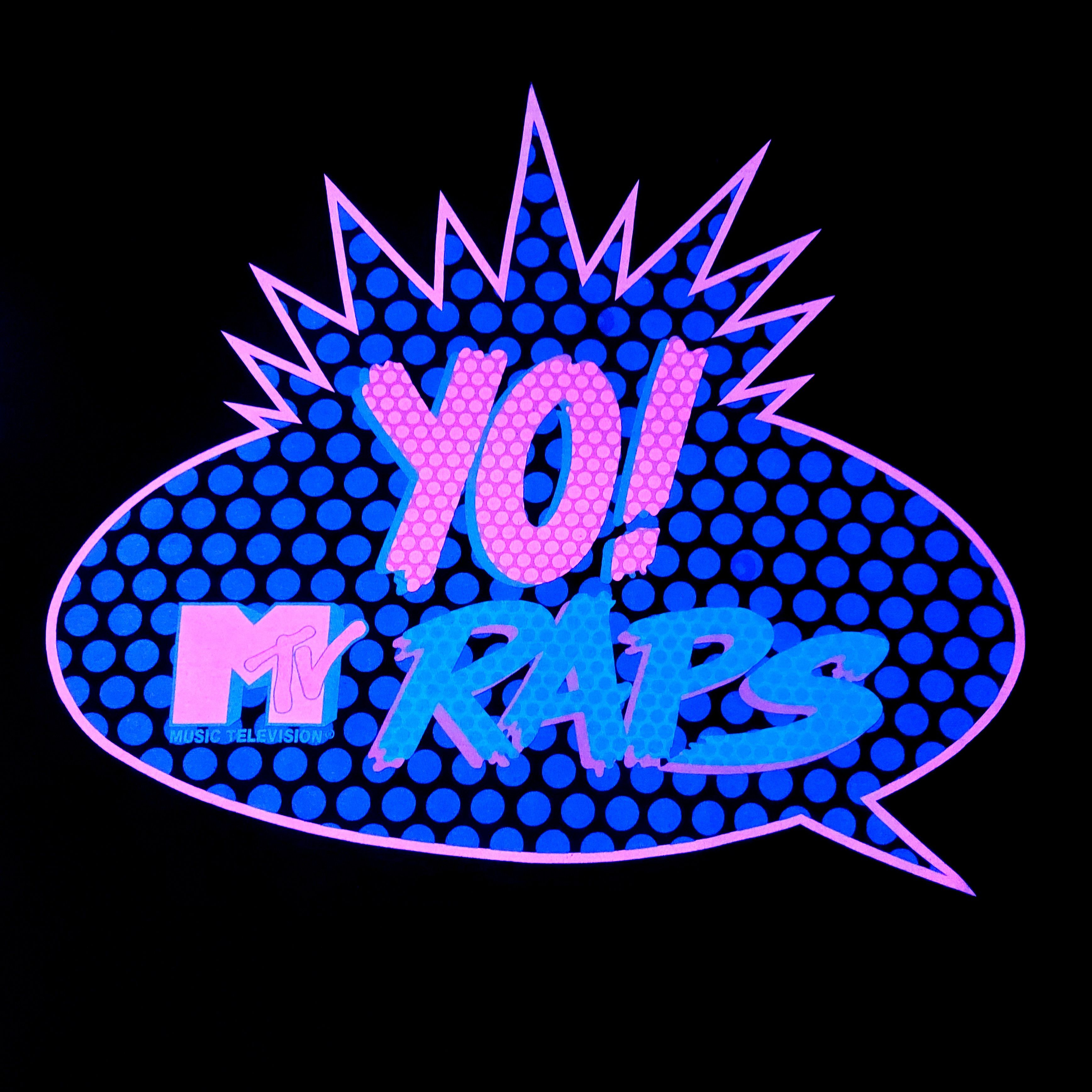 Mtv Vintage 2007 YO! MTV Raps Neon LOGO Official TEE Size US XL / EU 56 / 4 - 3 Thumbnail