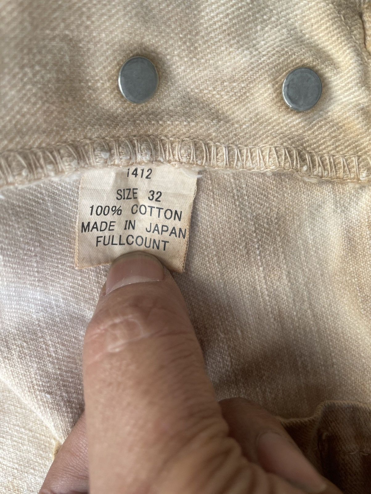 Full Count & Co. Vintage Japan Full Count Denim Size US 32 / EU 48 - 16 Thumbnail