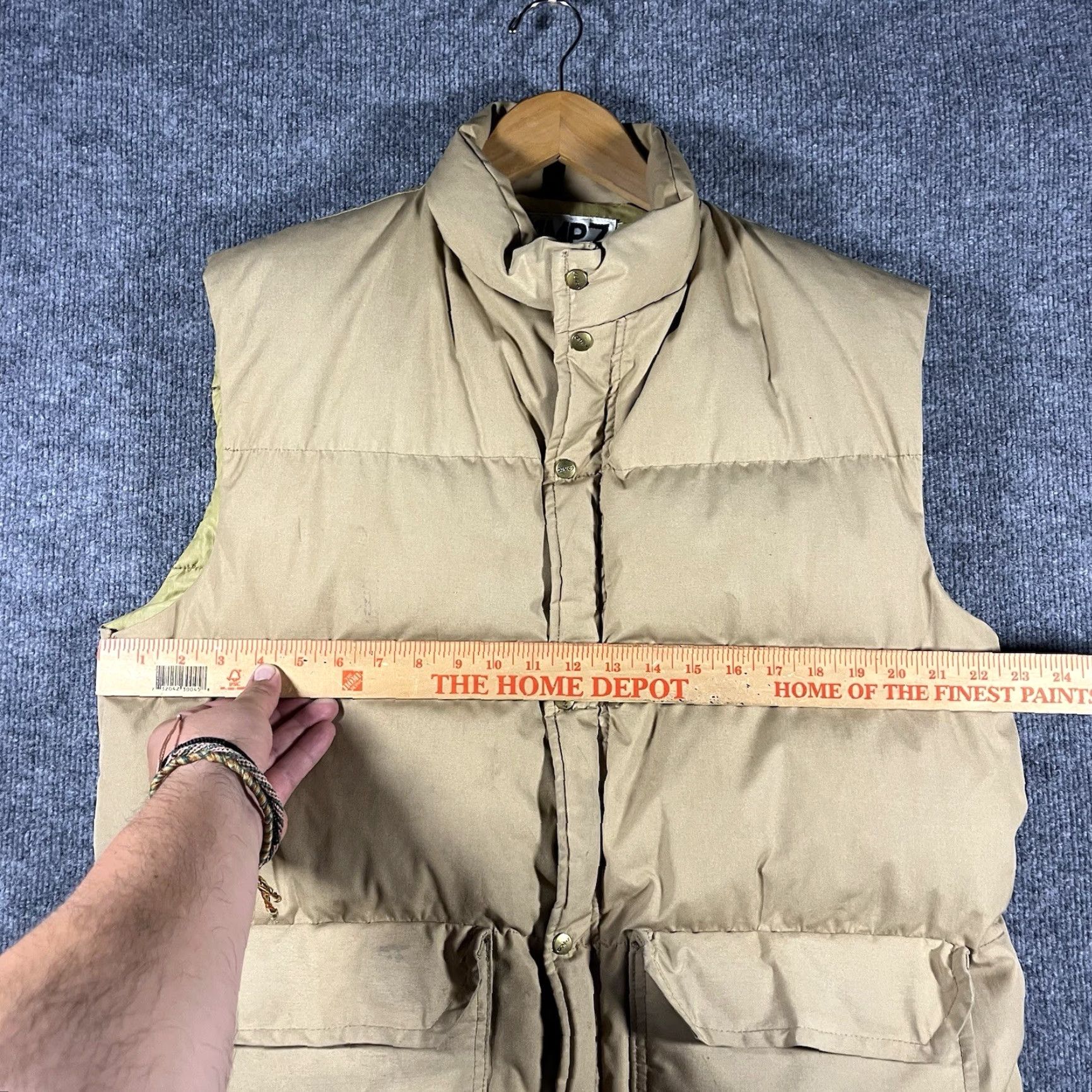 Vintage VINTAGE Camp 7 Down Puffer Vest Mens XL Beige 80s USA Made Insulated Casual Size US XL / EU 56 / 4 - 7 Thumbnail