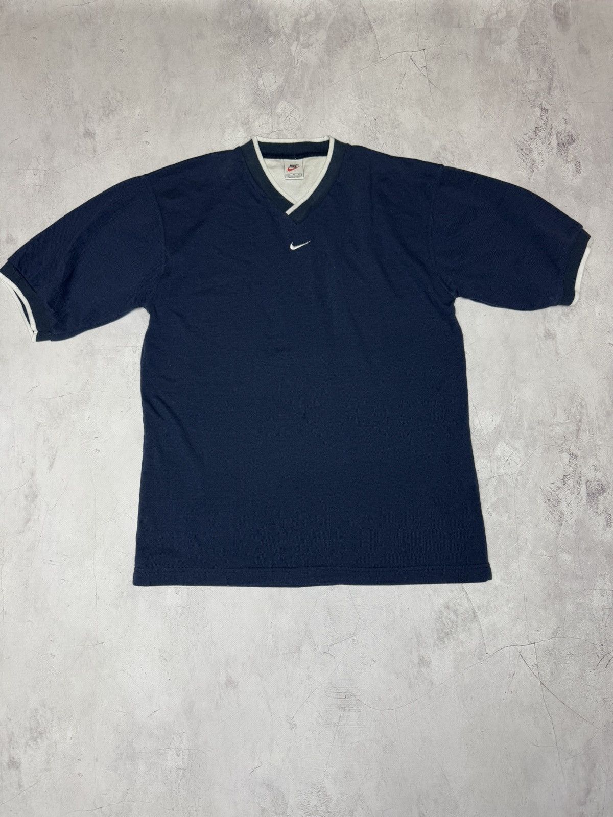 Nike × Vintage Vintage Nike Swoosh T Shirt Size US XL / EU 56 / 4 - 2 Thumbnail