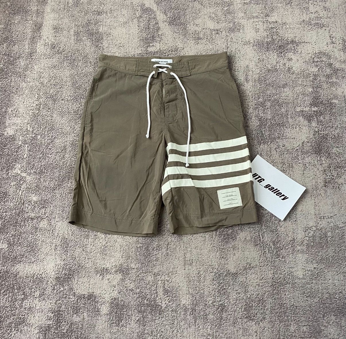 Thom Browne Thom Browne Striped Drawstring Casual Shorts Size US 32 / EU 48 - 1 Thumbnail