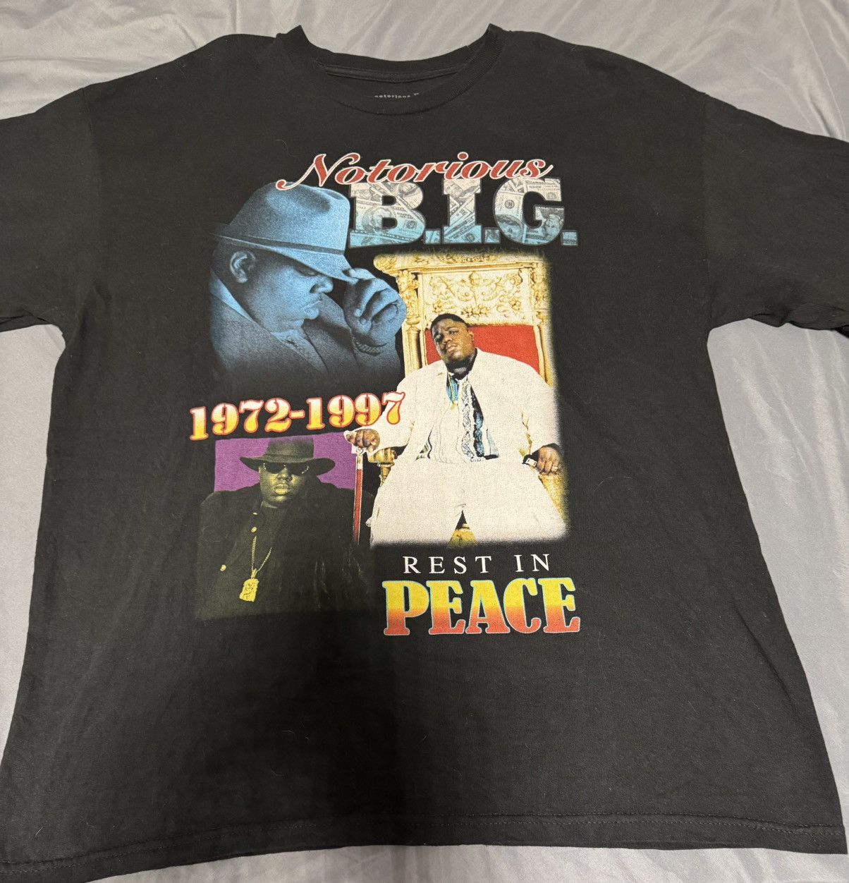 Other Vintage Y2K Notorious B.I.G. RIP Graphic Tee Biggie Smalls Size US XL / EU 56 / 4 - 1 Thumbnail