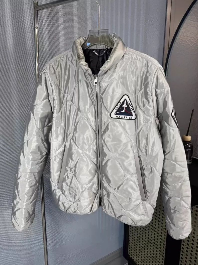 louis vuitton Silver Astronaut Cotton jacket 2501-Nextarro