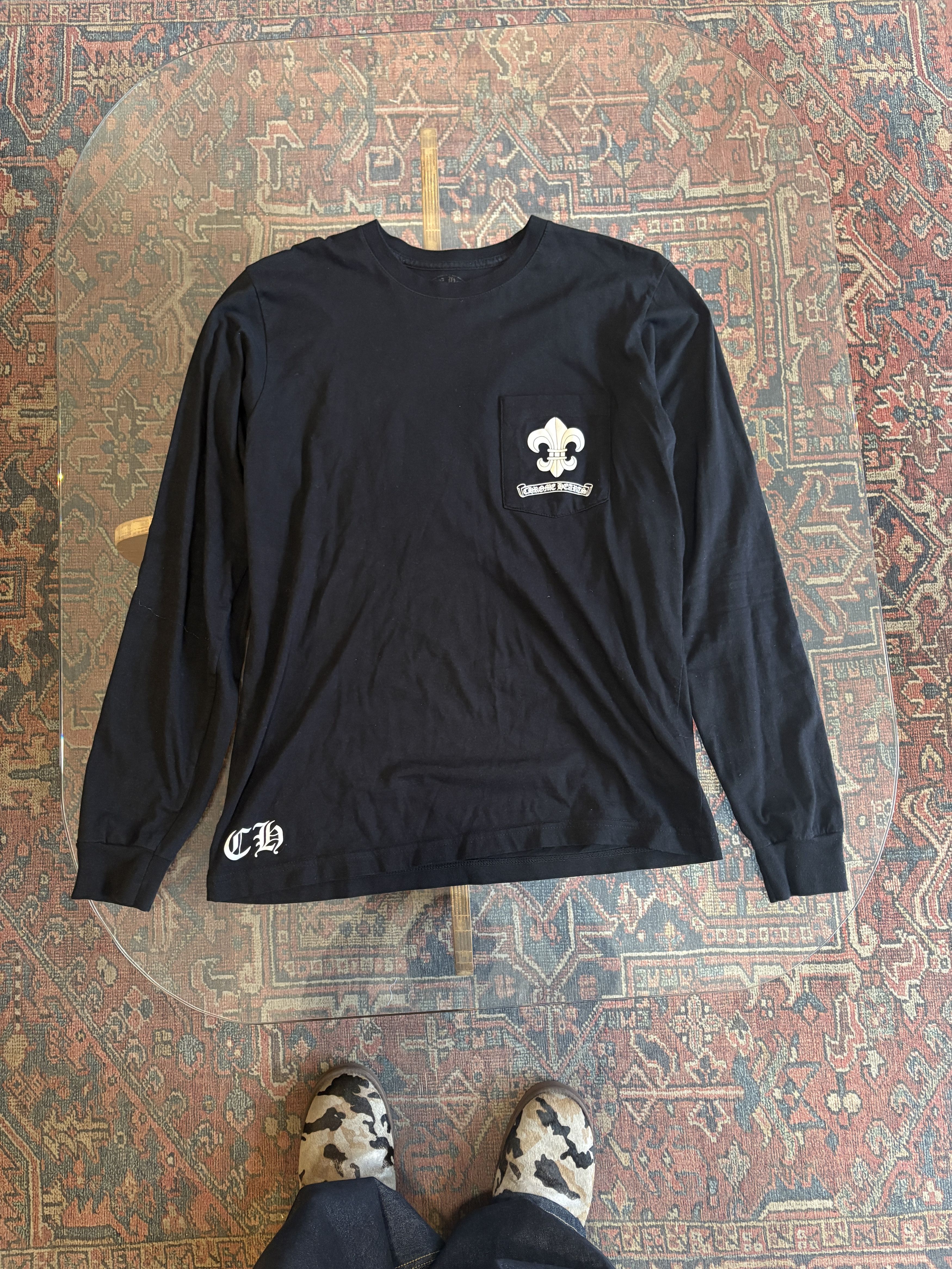 Chrome Hearts 🔥🔥Vtg CHROME HEARTS T Shirt 90s Longsleeve Belton