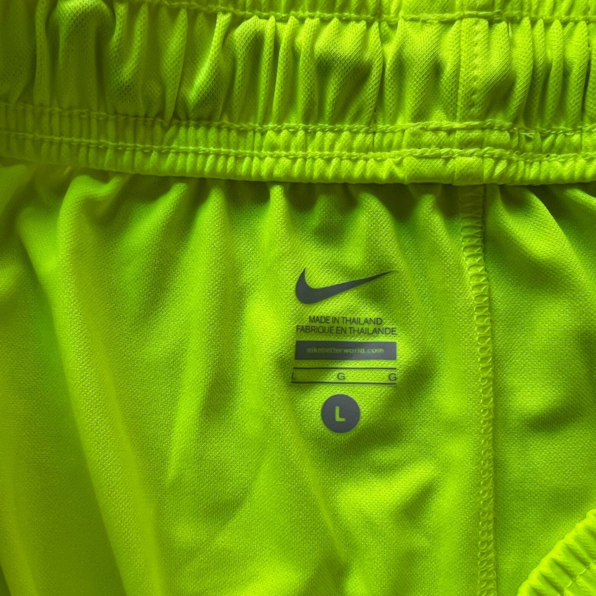 Nike Nike Neon Yellow Basketball Shorts Mens Size L Training Ligh Size US 33 - 6 Thumbnail