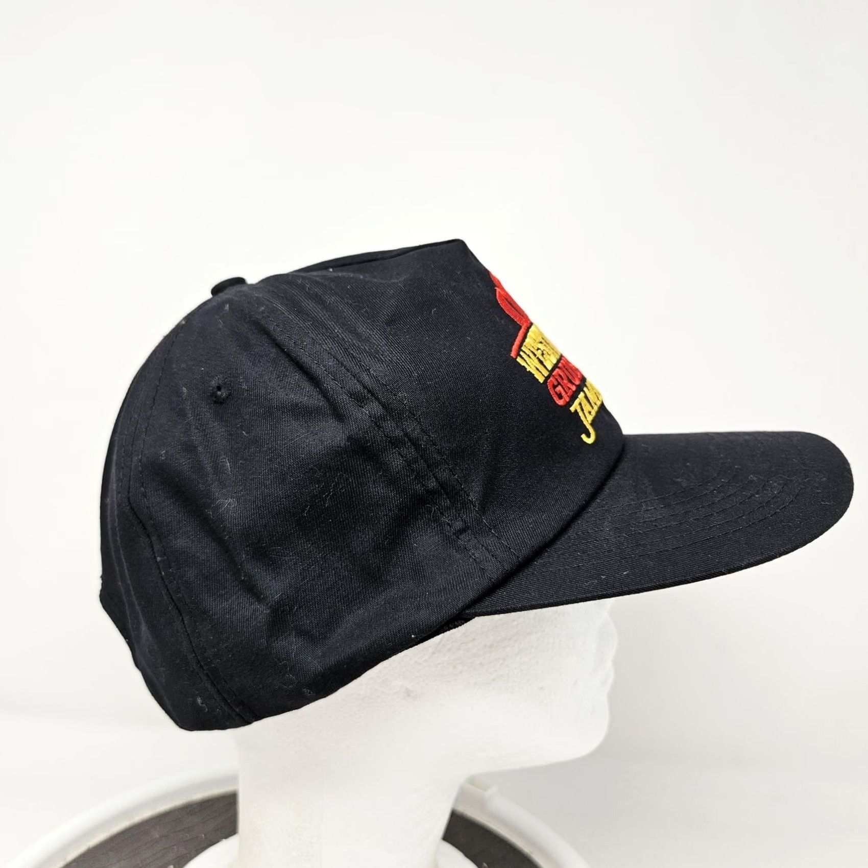 Vintage VINTAGE Mo Money Assoc Hat Cap Snap Back One Size Black Mens Grubstake Jamboree Westward-Ho Grubstake Jamboree Mens Vintage Hat Size ONE SIZE - 3 Thumbnail
