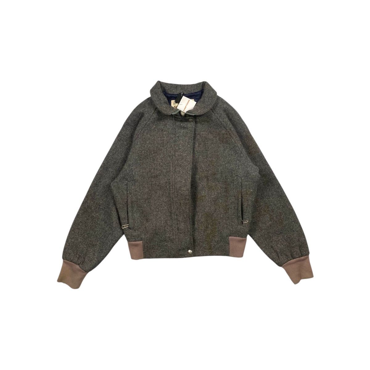The North Face Vintage 90s The Northface Wool Zipper Crop Jacket Size M / US 6-8 / IT 42-44 - 1 Thumbnail