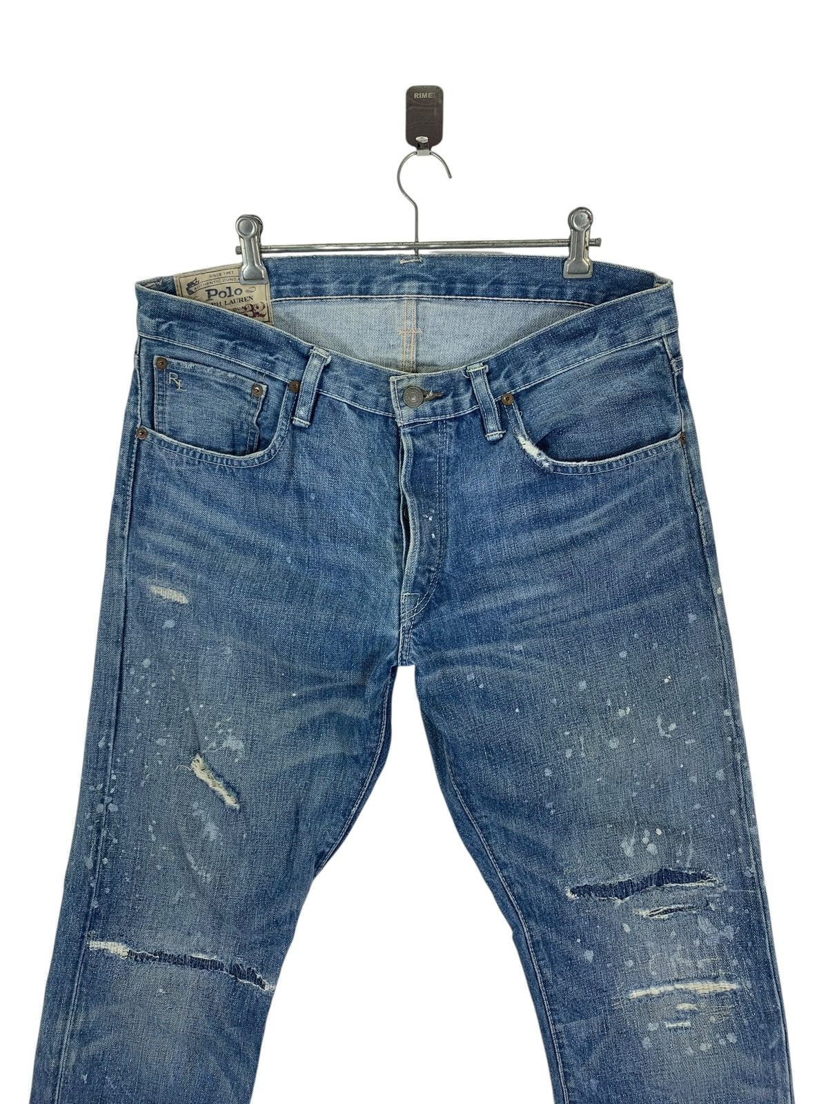 Polo Ralph Lauren VINTAGE 90’S POLO RALPH LAUREN PAINTER JEANS VARICK SLIM Size US 33 - 2 Thumbnail